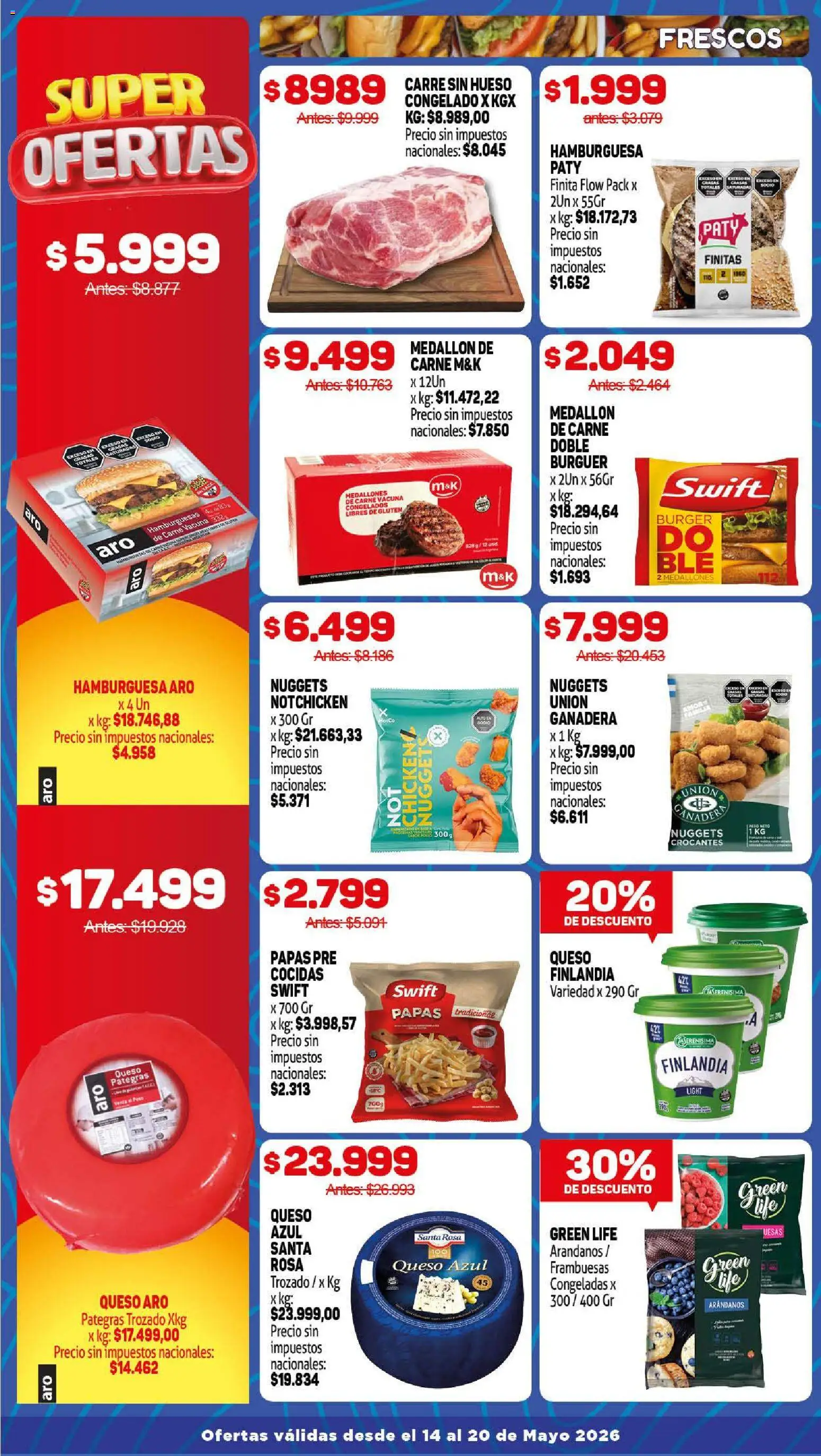 Makro ofertas │ válido desde el 14.05.2026 | Página: 2 | Productos: Arándanos, Queso