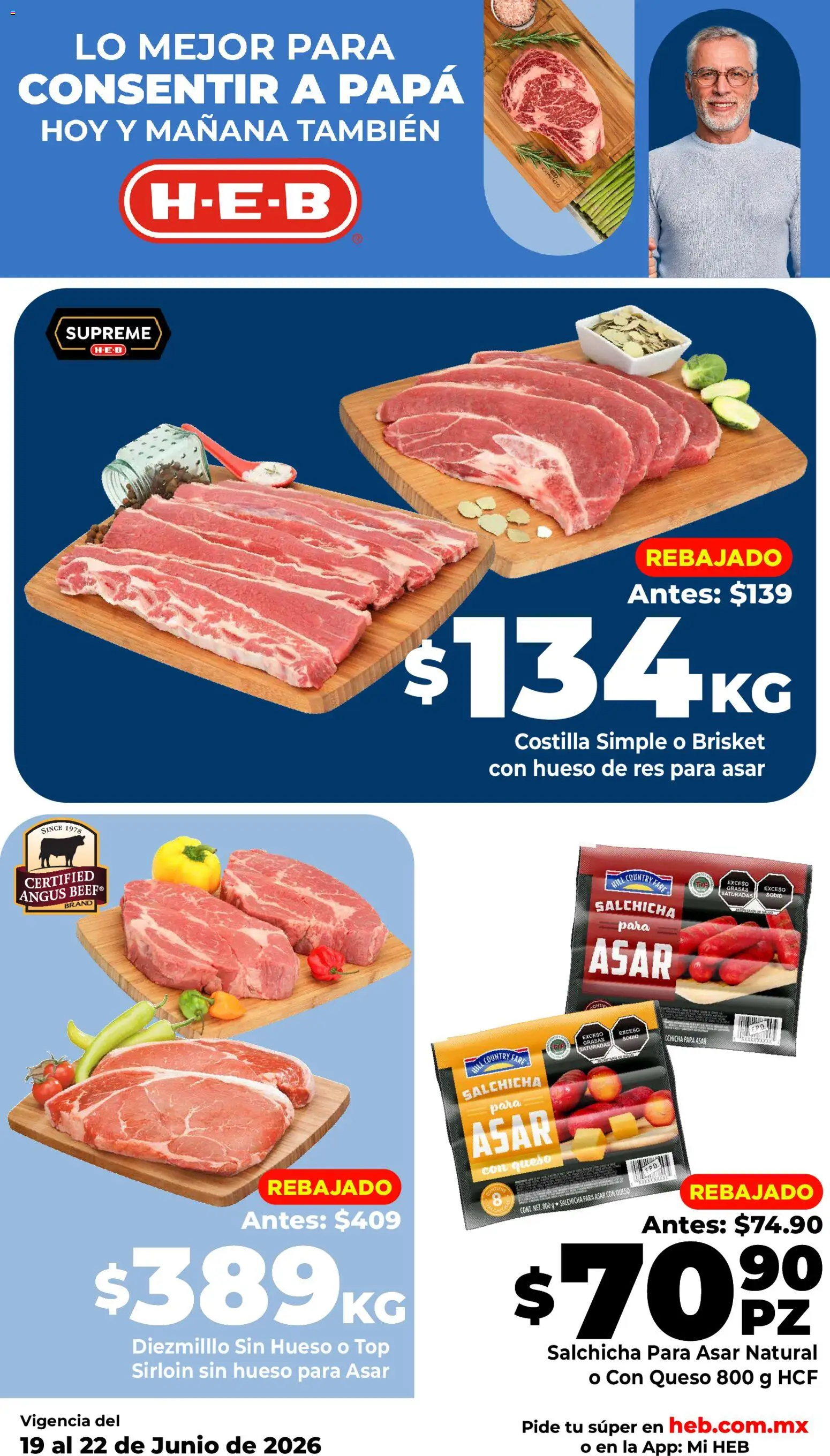 Nuevas ofertas de H-E-B válidas en toda la República Mexicana desde el 19.06.2026. ¡Encuentra las mejores ofertas en H-E-B folleto! | Página: 8