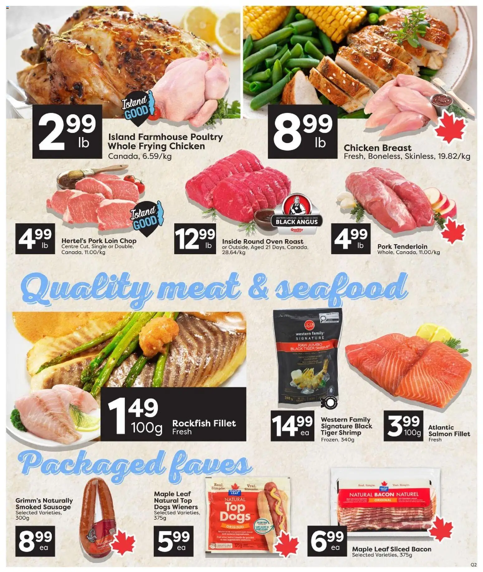 Quality Foods flyer valid from Sep 10, 2026 | Page: 5 | Products: Fillet, Salmon, Oven, Sausage