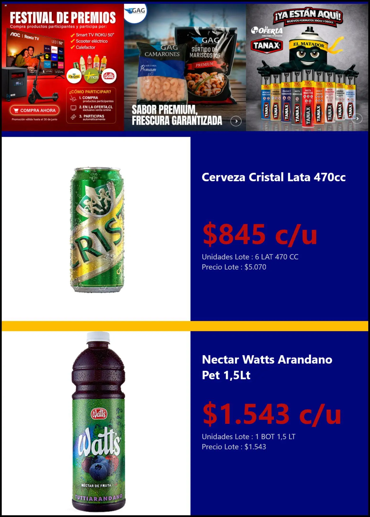 La Oferta Ofertas │ válido desde el 09.05.2026 | Página: 3 | Productos: Fruta, Mariscos, Scooter eléctrico, Cerveza