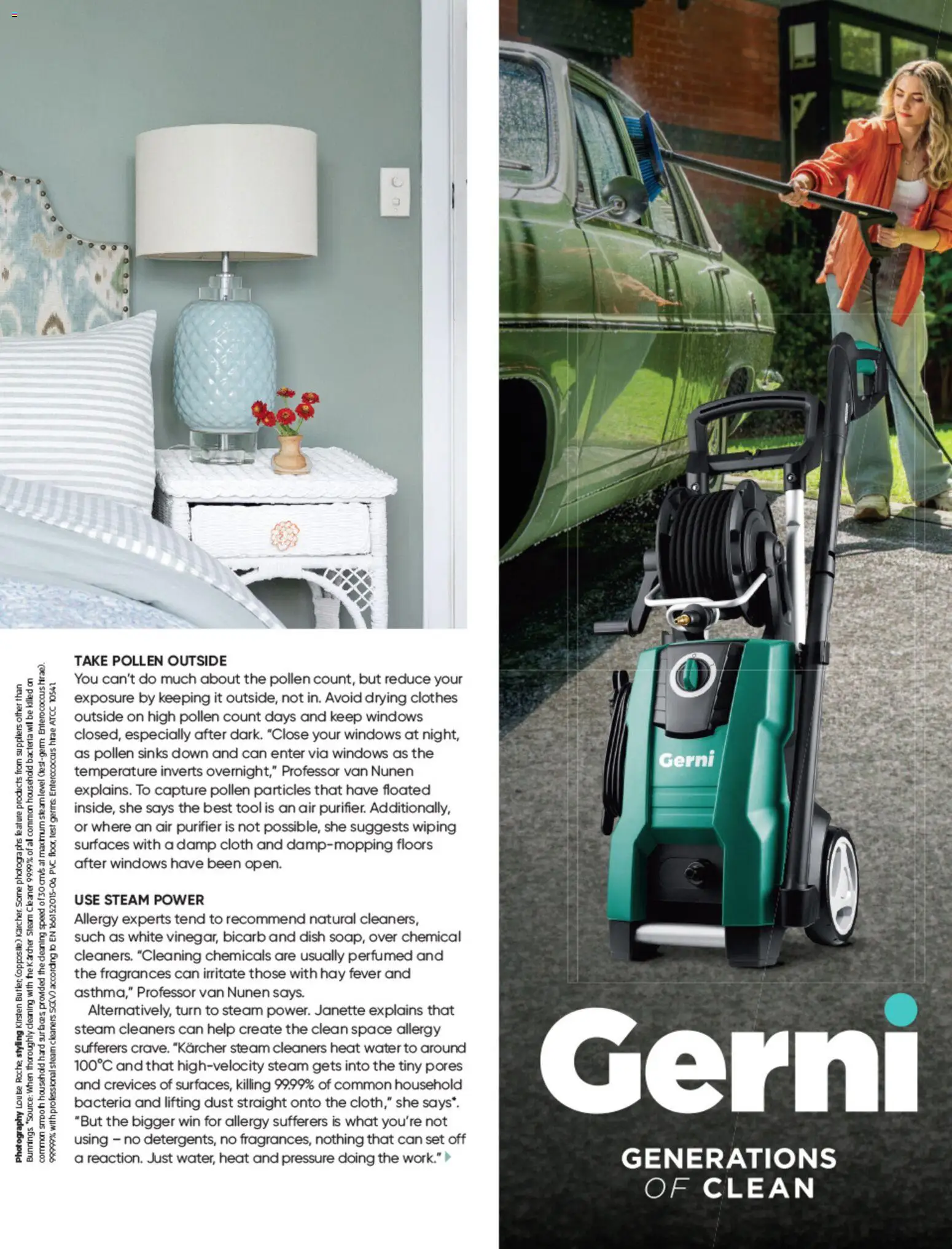Bunnings Warehouse catalogue - valid from 01/10/2026 | Page: 83 | Products: Cloth, Steam Cleaner, Water, Allergy