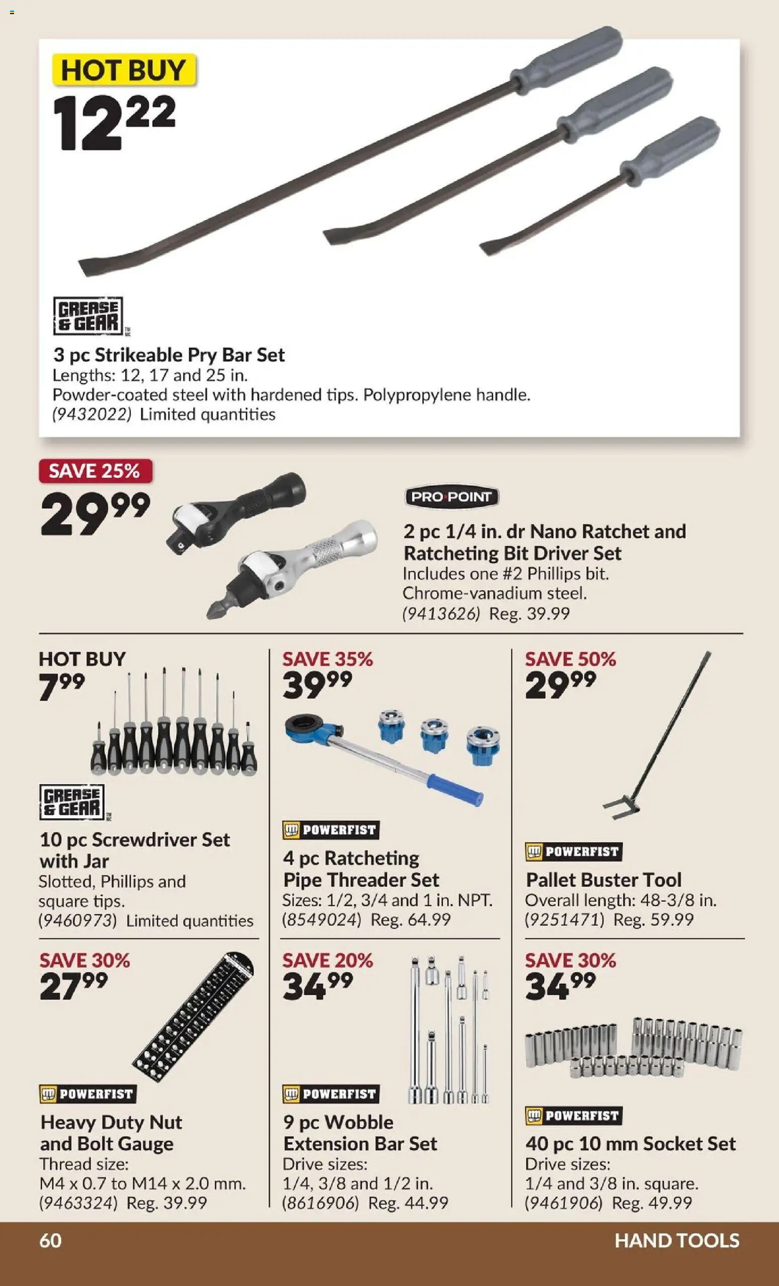Princess Auto flyer valid from Jun 30, 2026 | Page: 65 | Products: PC, Socket