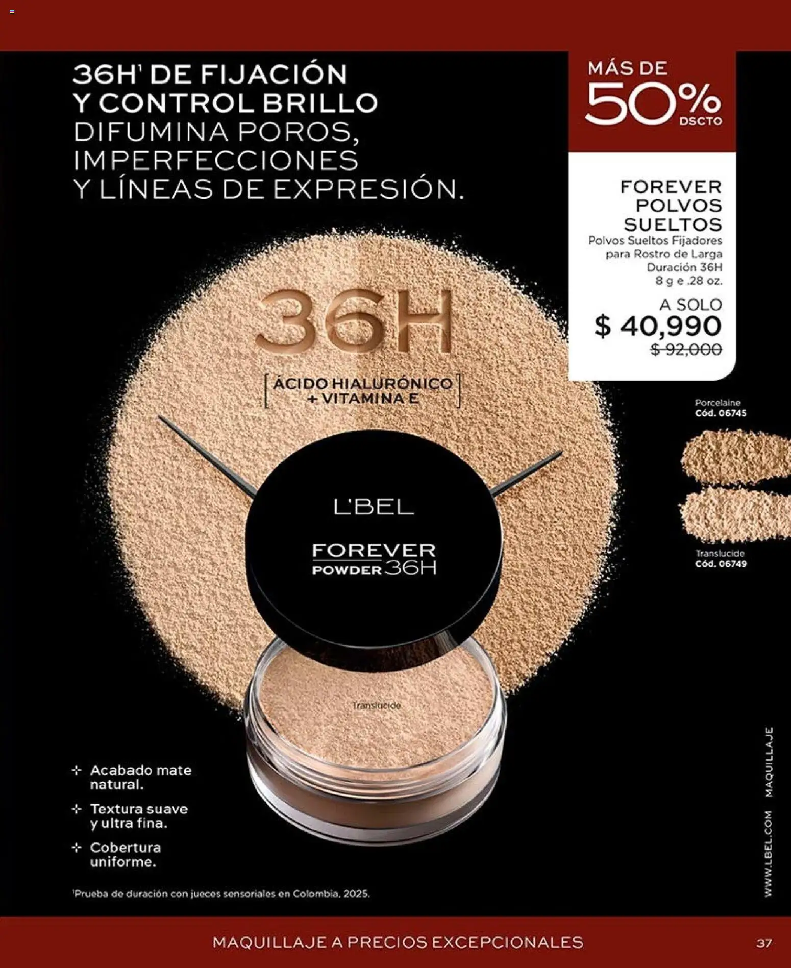 L'Bel revista - valida desde el 07/09/2026 | Página: 37 | Productos: Brillo, Maquillaje