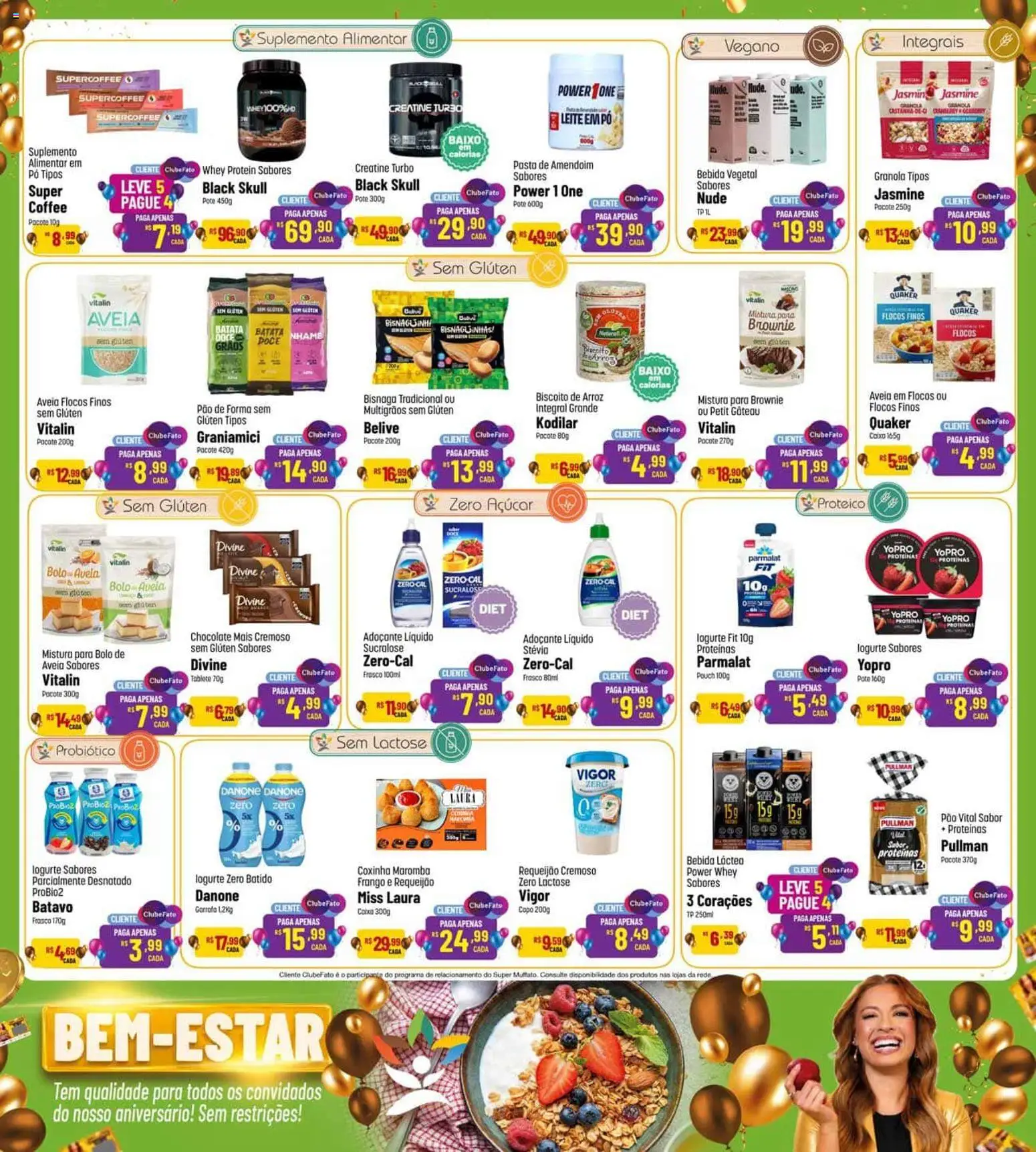 Super Muffato Folheto - válido de 13/08/2026 | Página: 14 | Produtos: Amendoim, Biscoito, Chocolate, Açúcar