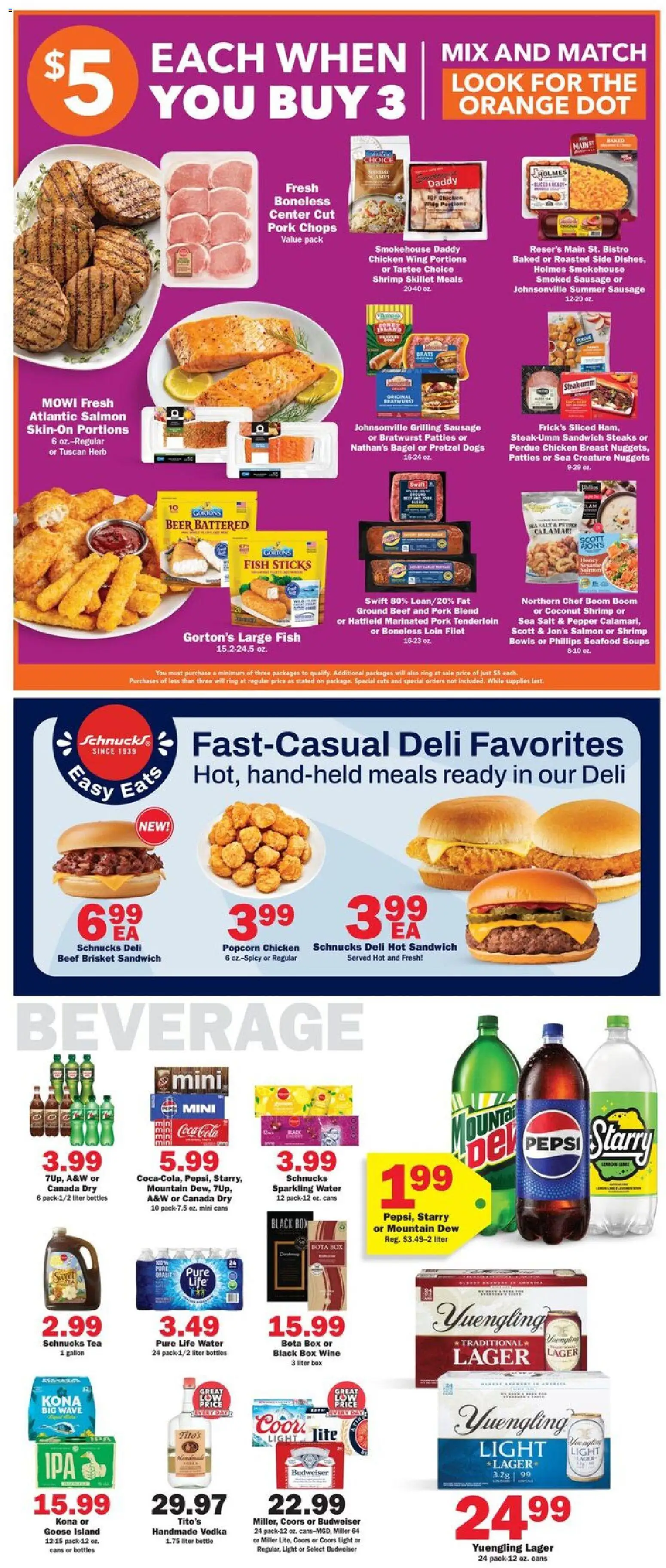 Schnucks Weekly Print Ad - IN - valid from 27.05.2026 | Page: 3 | Products: Beer, Vodka, Salt, Pepper