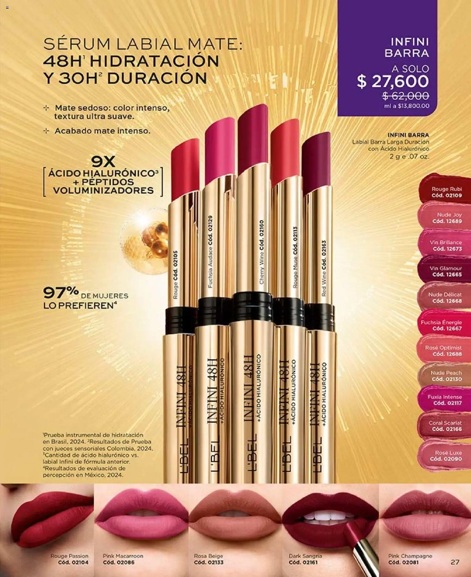 L'Bel revista - valida desde el 28/08/2026 | Página: 27 | Productos: Serum