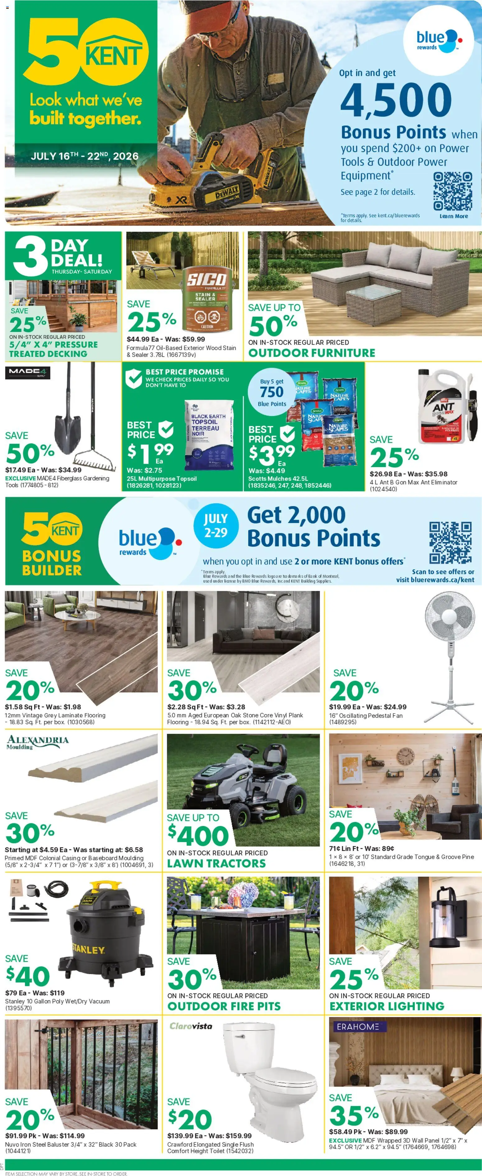 Kent flyer valid from Jul 16, 2026 | Page: 1 | Products: Iron, Fan