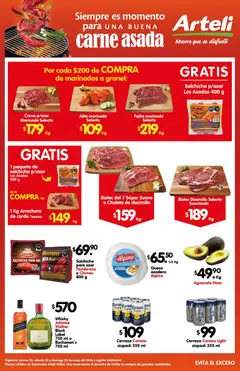 Vista previa de Arteli folleto Carne Valles, nuevo folleto de la tienda, válido en México a partir del 22.05.2026