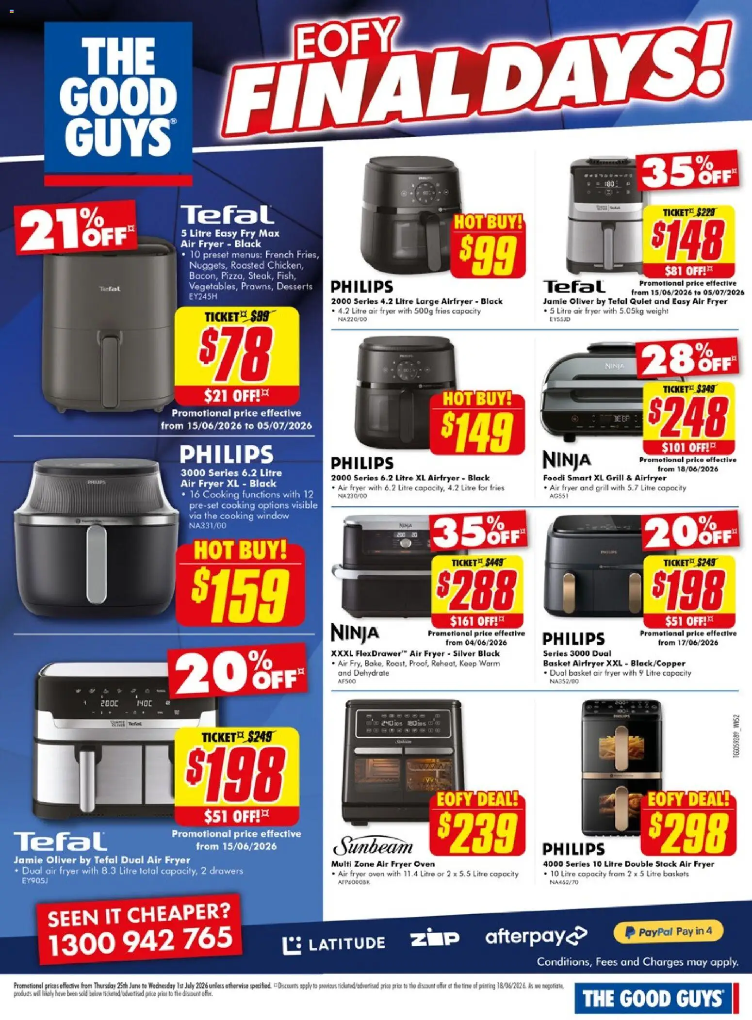 The Good Guys catalogue - valid from 25/06/2026 | Page: 17 | Products: Window, Oven, Weight, Grill