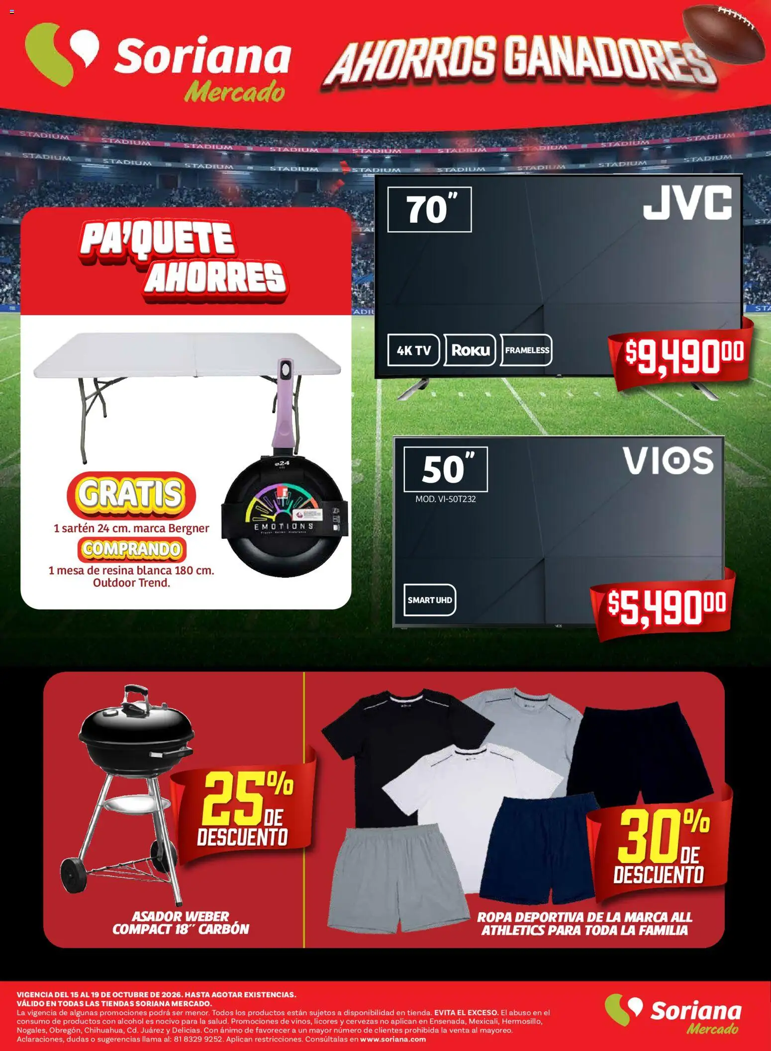 Nuevas ofertas de Soriana válidas en toda la República Mexicana desde el 15/10/2026. ¡Encuentra las mejores ofertas en Soriana folleto Ahorros Ganadores! | Página: 2