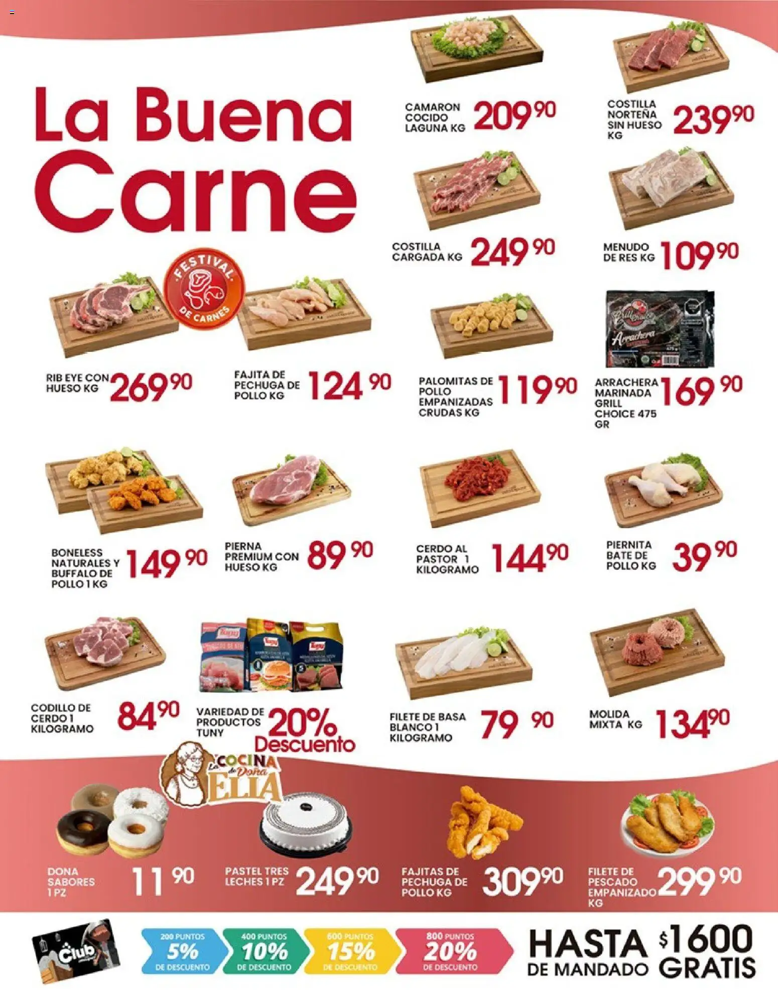 Nuevas ofertas de Alsuper válidas en toda la República Mexicana desde el 24/04/2026. ¡Encuentra las mejores ofertas en Alsuper folleto Calera! | Página: 2 | Productos: Pollo, Pastel, Cerdo, Cocina
