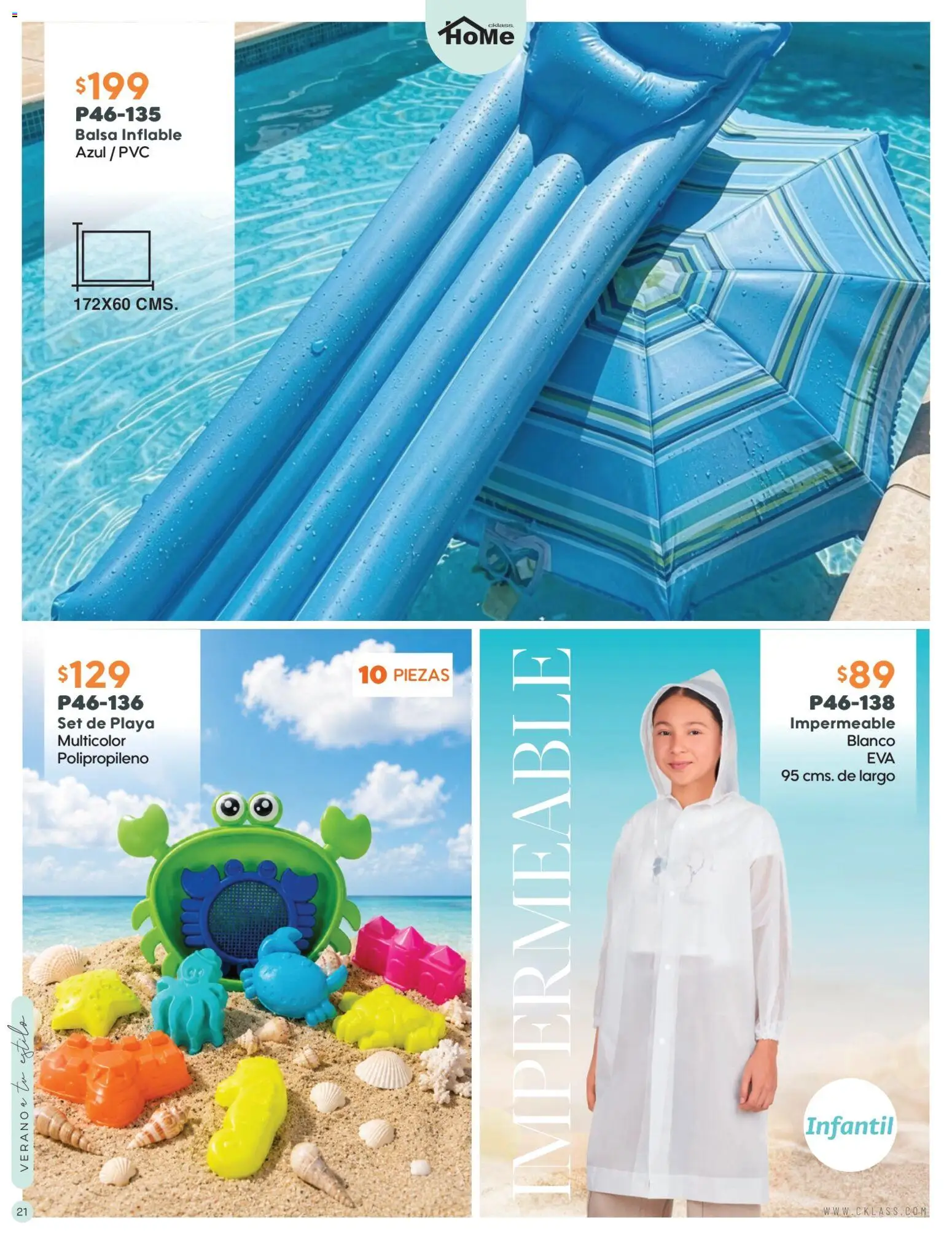 Nuevas ofertas de Cklass válidas en toda la República Mexicana desde el 02/07/2026. ¡Encuentra las mejores ofertas en Cklass catálogo Verano WE & Home! | Página: 22