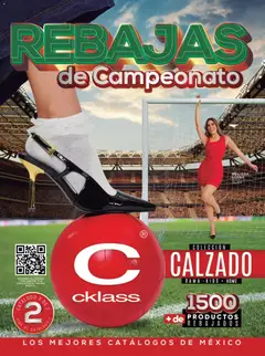 Vista previa de Cklass catálogo Rebajas de campeonato calzado, nuevo folleto de la tienda, válido en México a partir del 01.06.2026