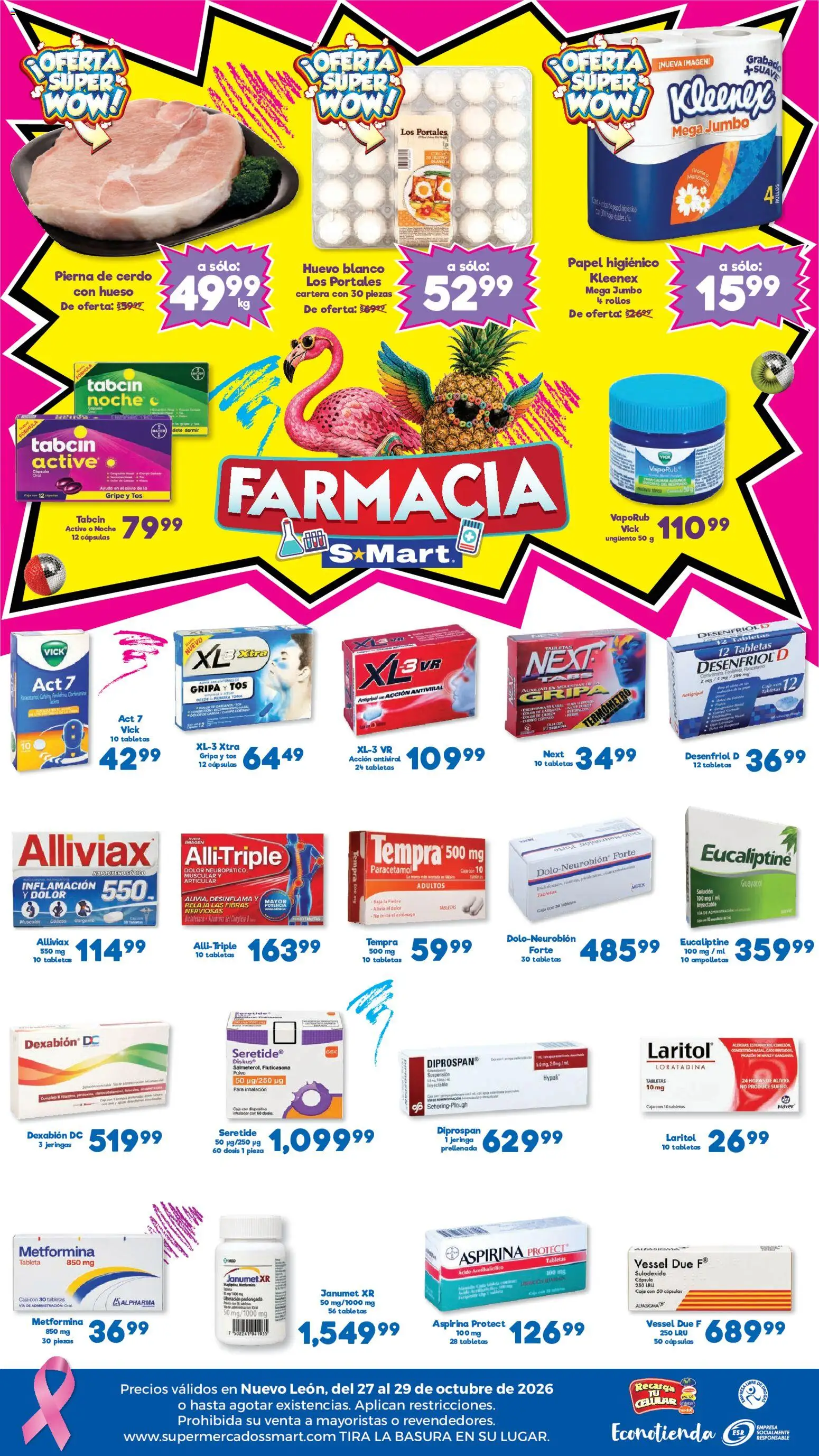 Nuevas ofertas de S-Mart válidas en toda la República Mexicana desde el 27/10/2026. ¡Encuentra las mejores ofertas en S-Mart folleto Monterrey! | Página: 4