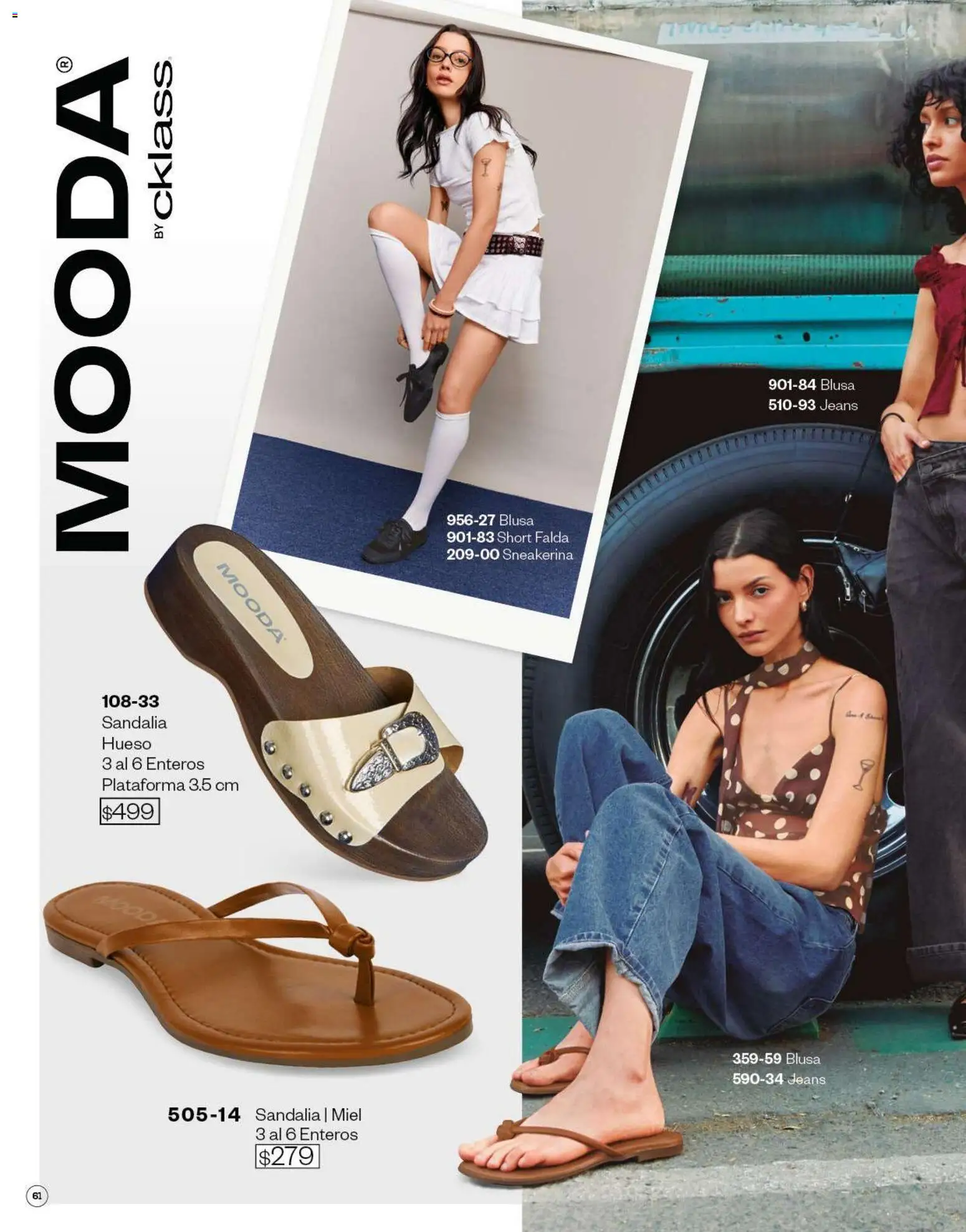 Nuevas ofertas de Cklass válidas en toda la República Mexicana desde el 05.03.2026. ¡Encuentra las mejores ofertas en Cklass catálogo Verano Mooda! | Página: 62 | Productos: Blusa, Falda, Short