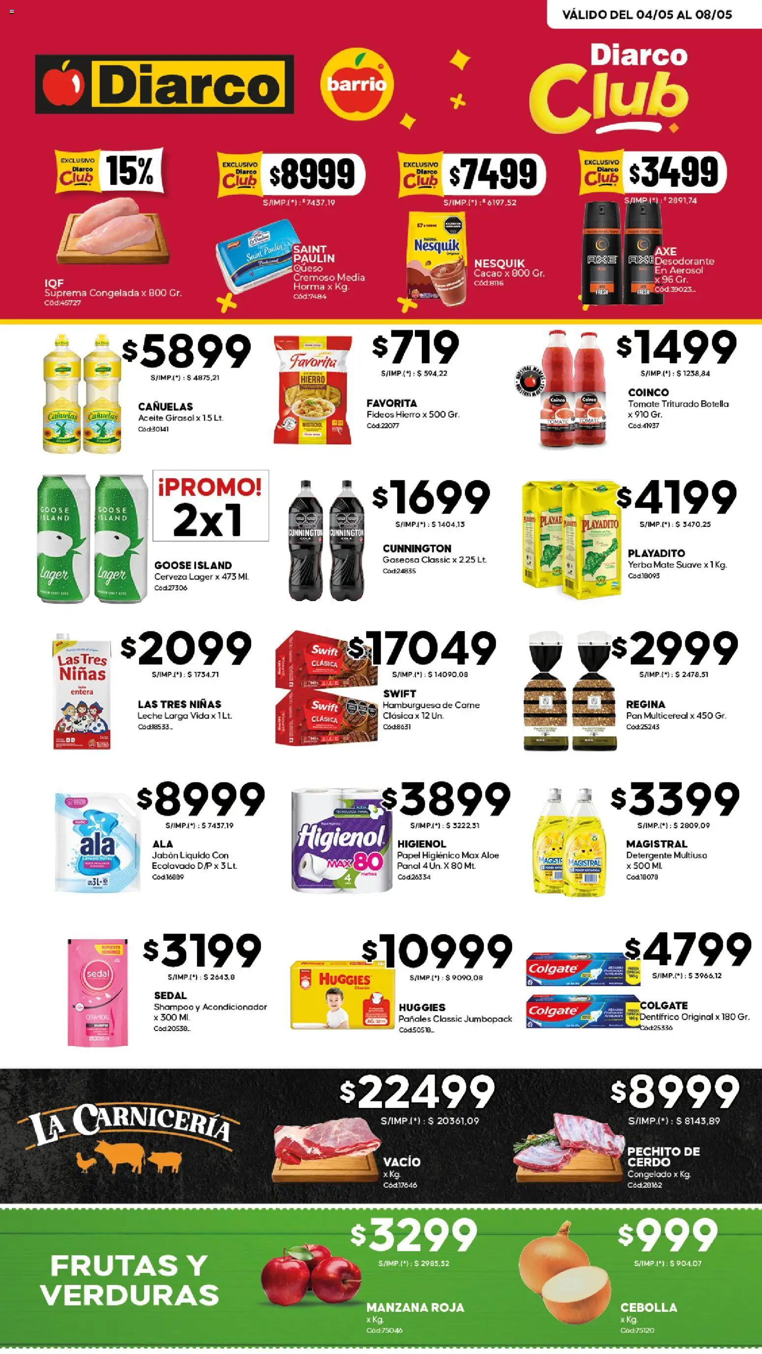 Diarco - Ofertas Diarco Barrio │ válido desde el 04.05.2026 | Página: 1