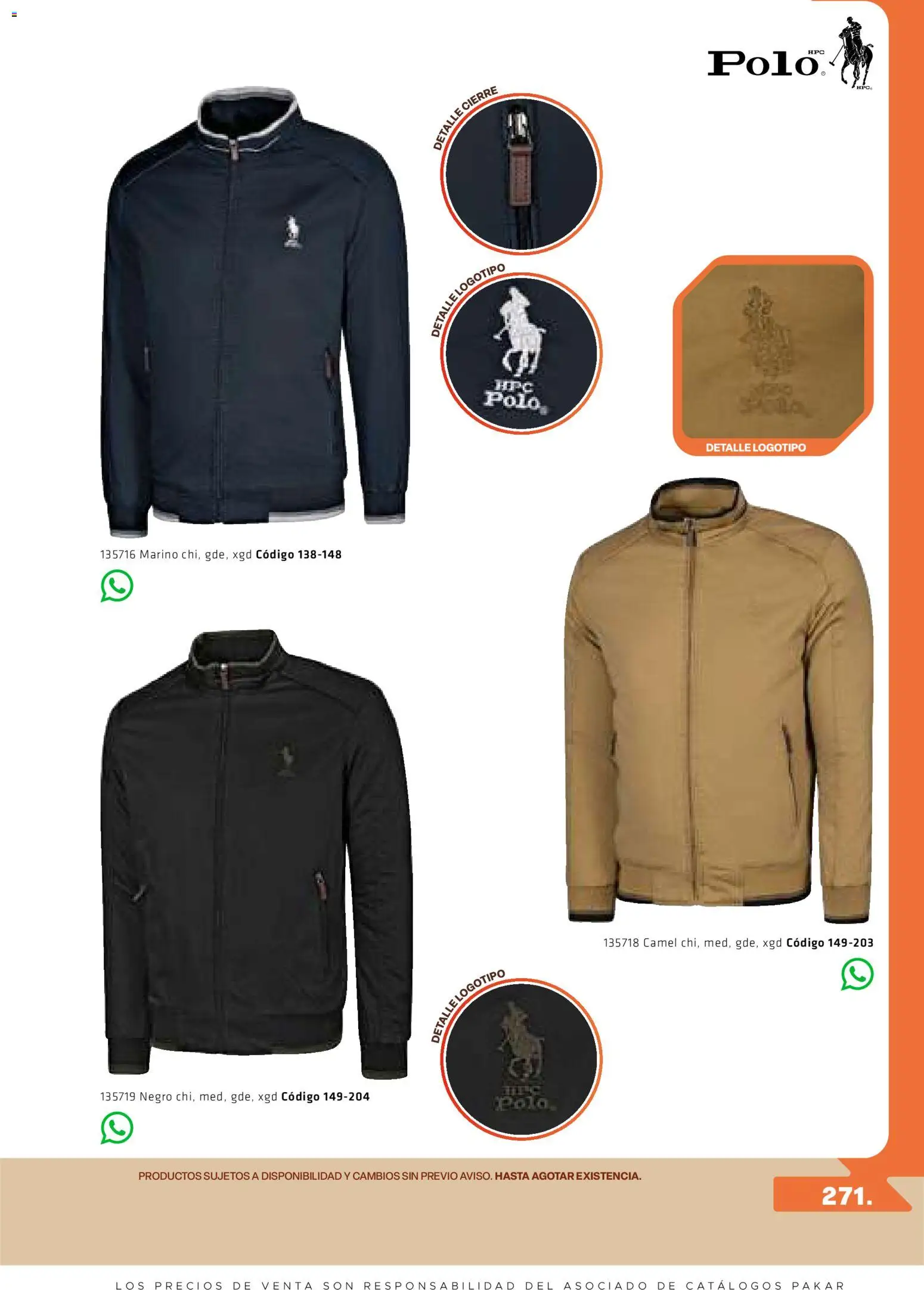Nuevas ofertas de SC Pakar válidas en toda la República Mexicana desde el 28/08/2026. ¡Encuentra las mejores ofertas en SC Pakar catálogo Premium Men Tomo 1! | Página: 271