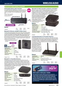 Preview of Jaycar Engineering & Scientific Catalogue 2025/2026 - valid from 09/07/2025 | Page: 401 | Products: Socket, Bluetooth headphones, Usb, Portable