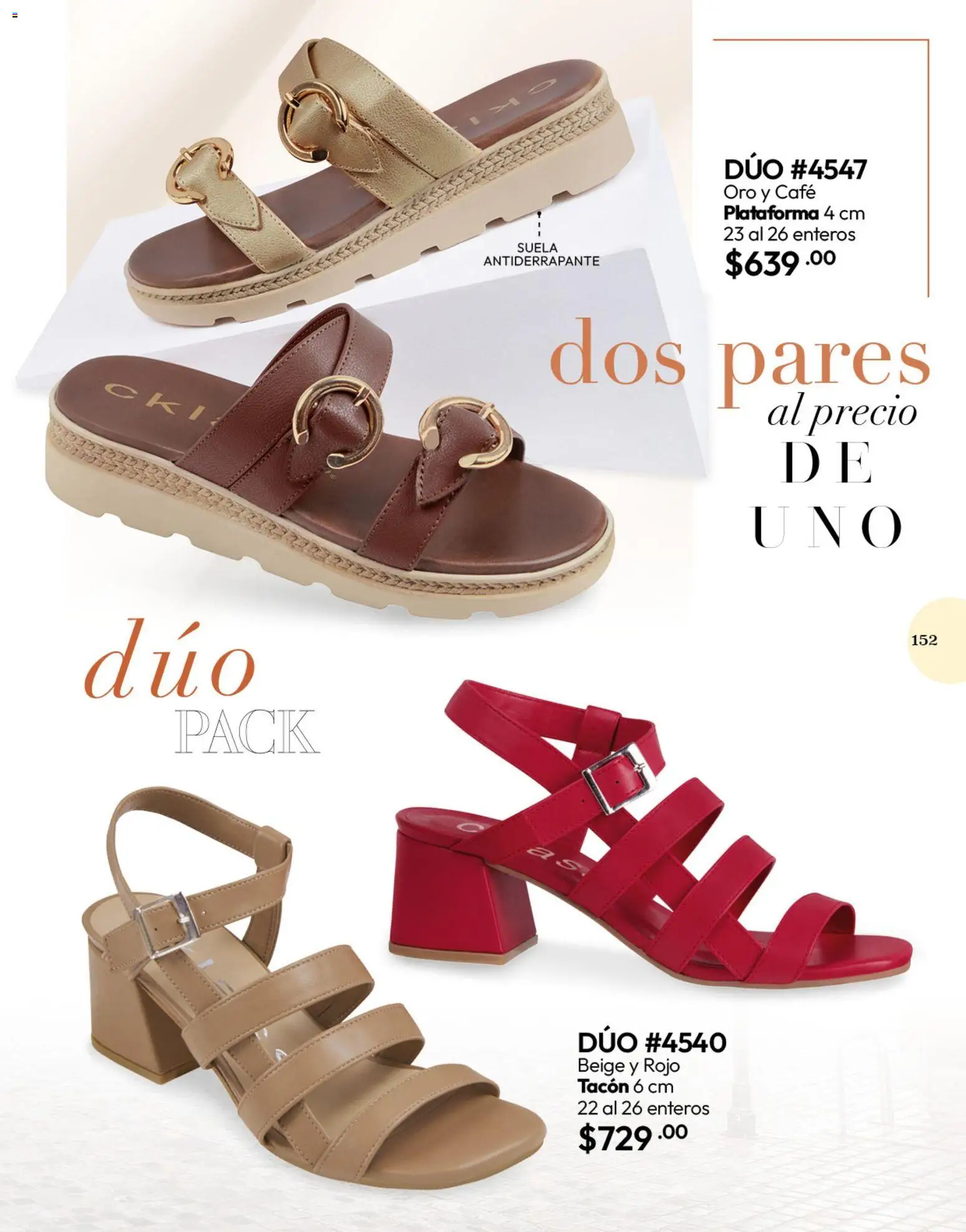Nuevas ofertas de Cklass válidas en toda la República Mexicana desde el 11/09/2026. ¡Encuentra las mejores ofertas en Cklass catálogo Calzado Invierno! | Página: 156 | Productos: Café
