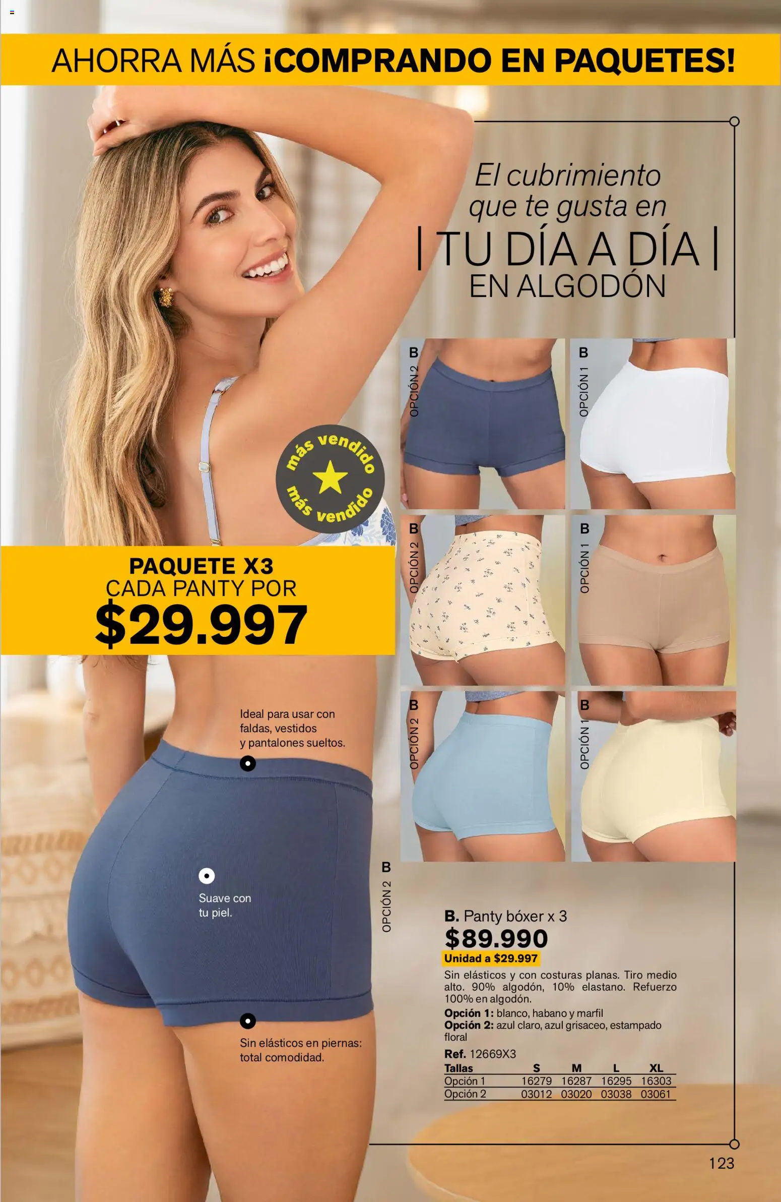 Leonisa revista - valida desde el 04.06.2026 | Página: 123 | Productos: Té, Algodón, Pantalones