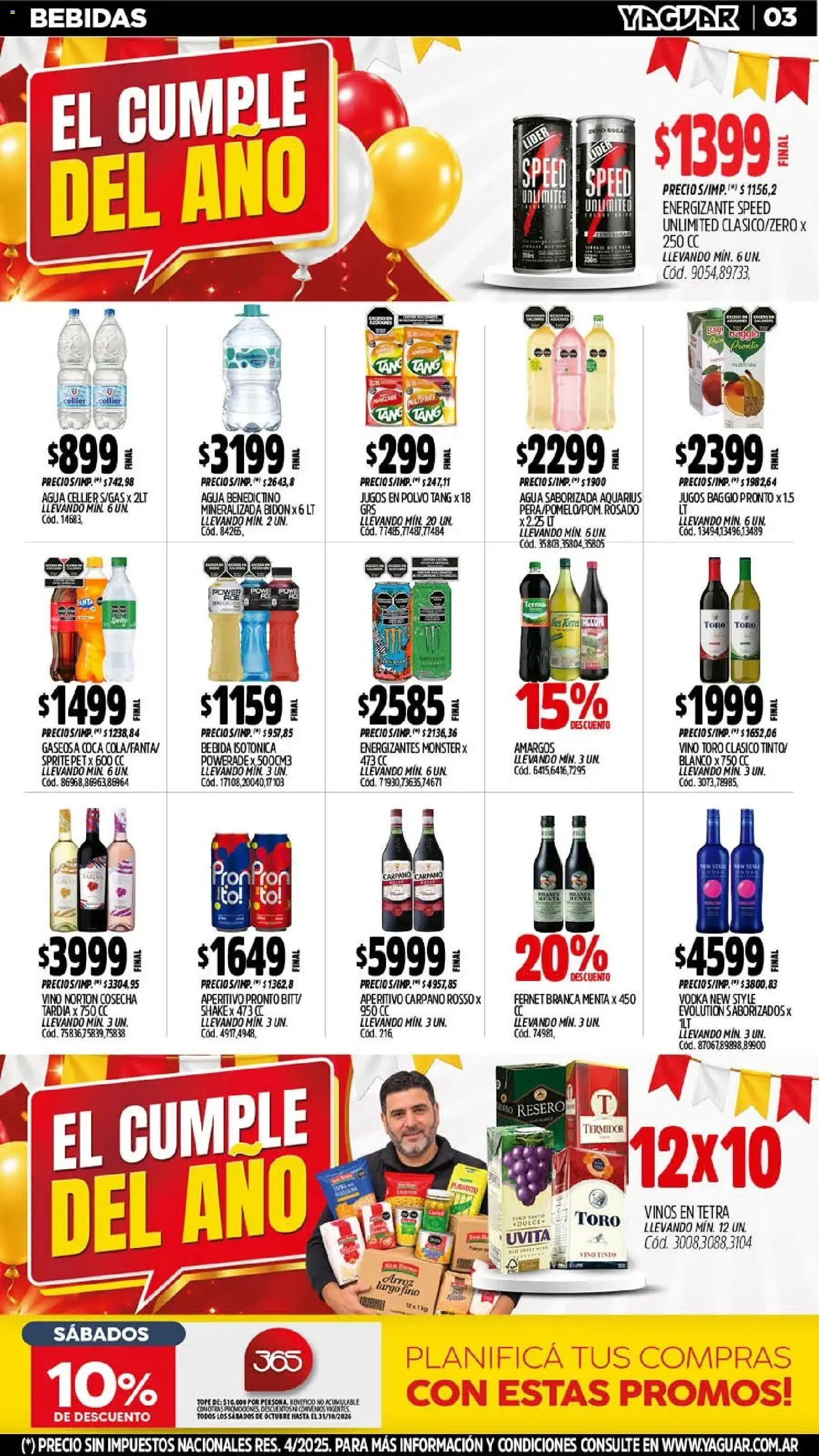 Yaguar - Oferta Semanal Parque Chacabuco │ válido desde el 19/10/2026 | Página: 4