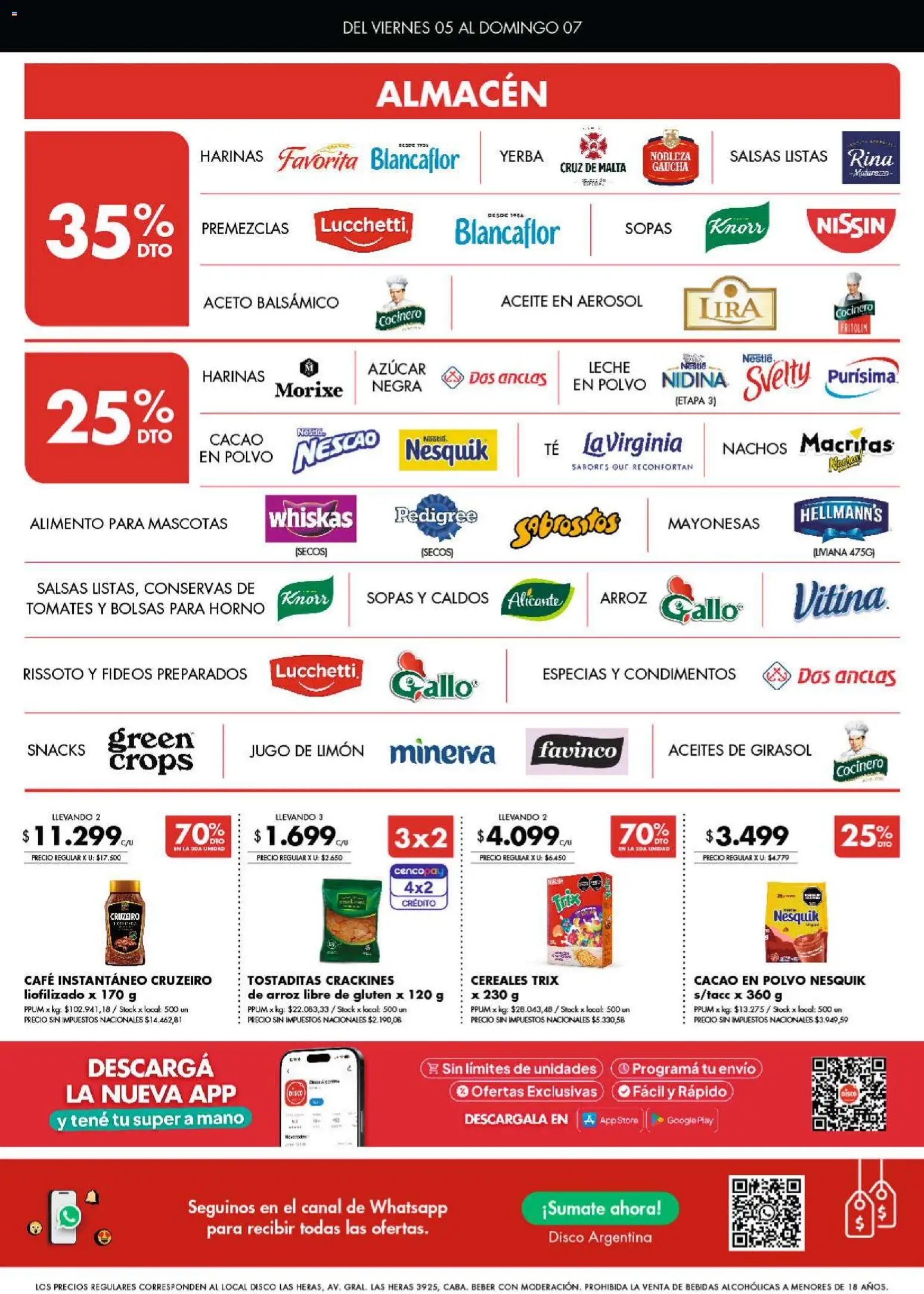 Disco - Ofertas | Córdoba │ válido desde el 04.06.2026 | Página: 3 | Productos: Disco, Horno, Jugo, Tomates