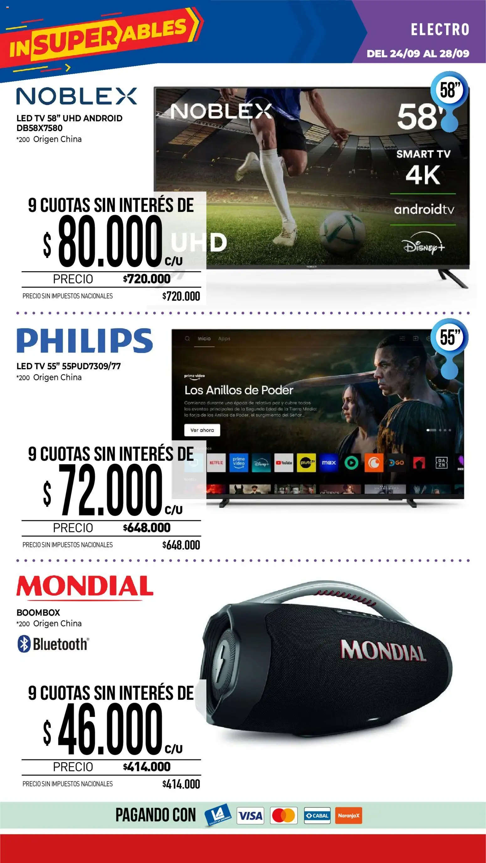 La Anonima catálogo │ válido desde el 24/09/2026 | Página: 31 | Productos: Video, Tierra