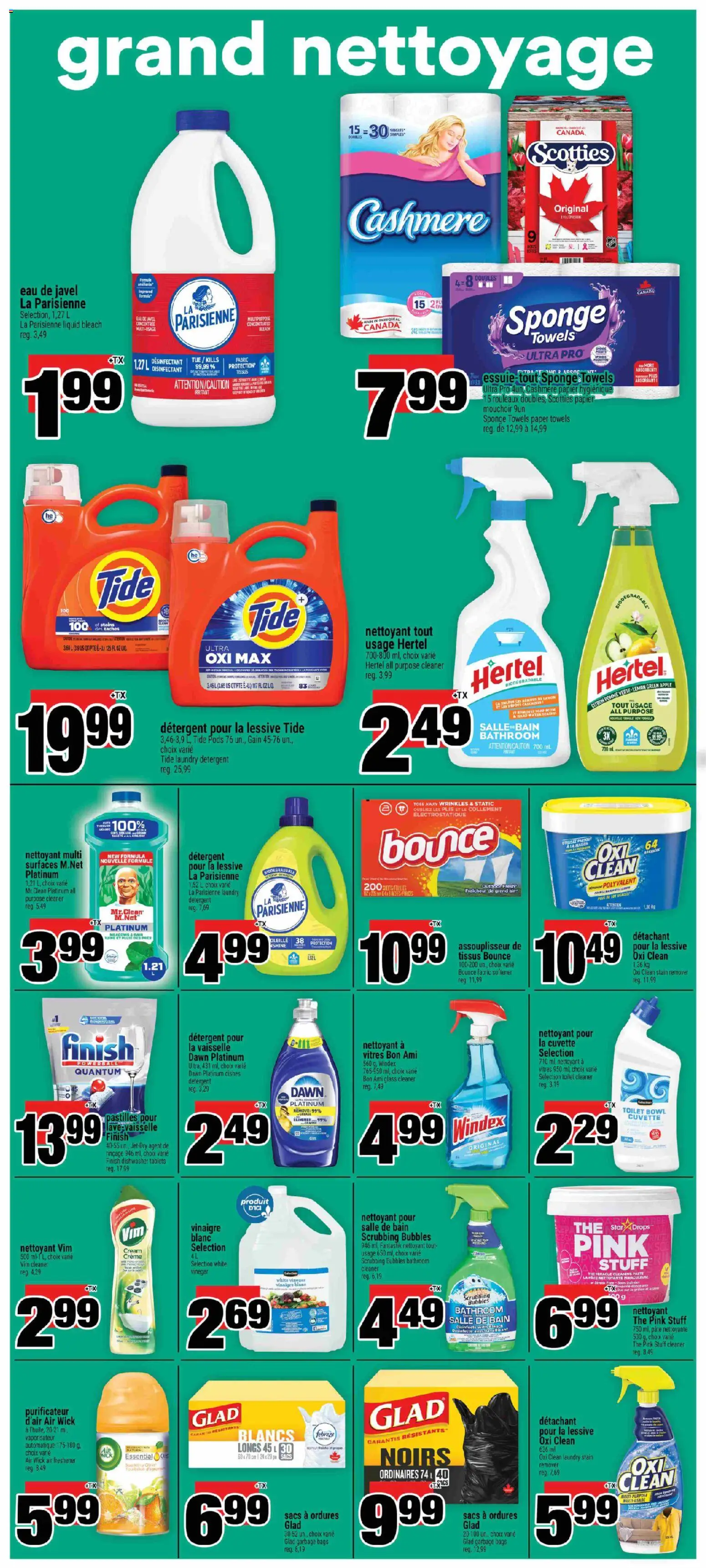 Super C flyer valid from Oct 1, 2026 | Page: 11 | Products: Cream, Dishes, Stain remover, Air freshener