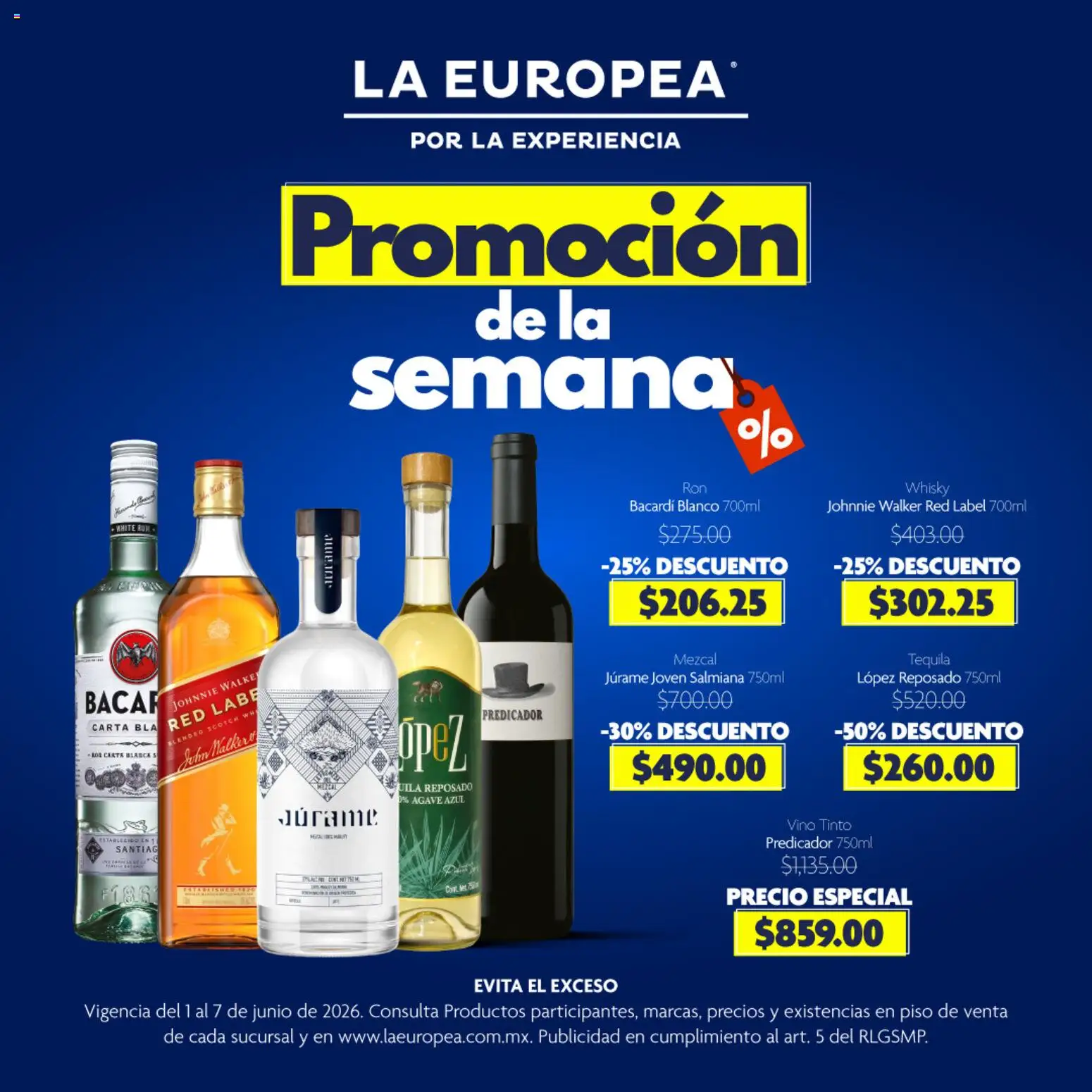 Nuevas ofertas de La Europea válidas en toda la República Mexicana desde el 01.06.2026. ¡Encuentra las mejores ofertas en La Europea catálogo Promoción! | Página: 1