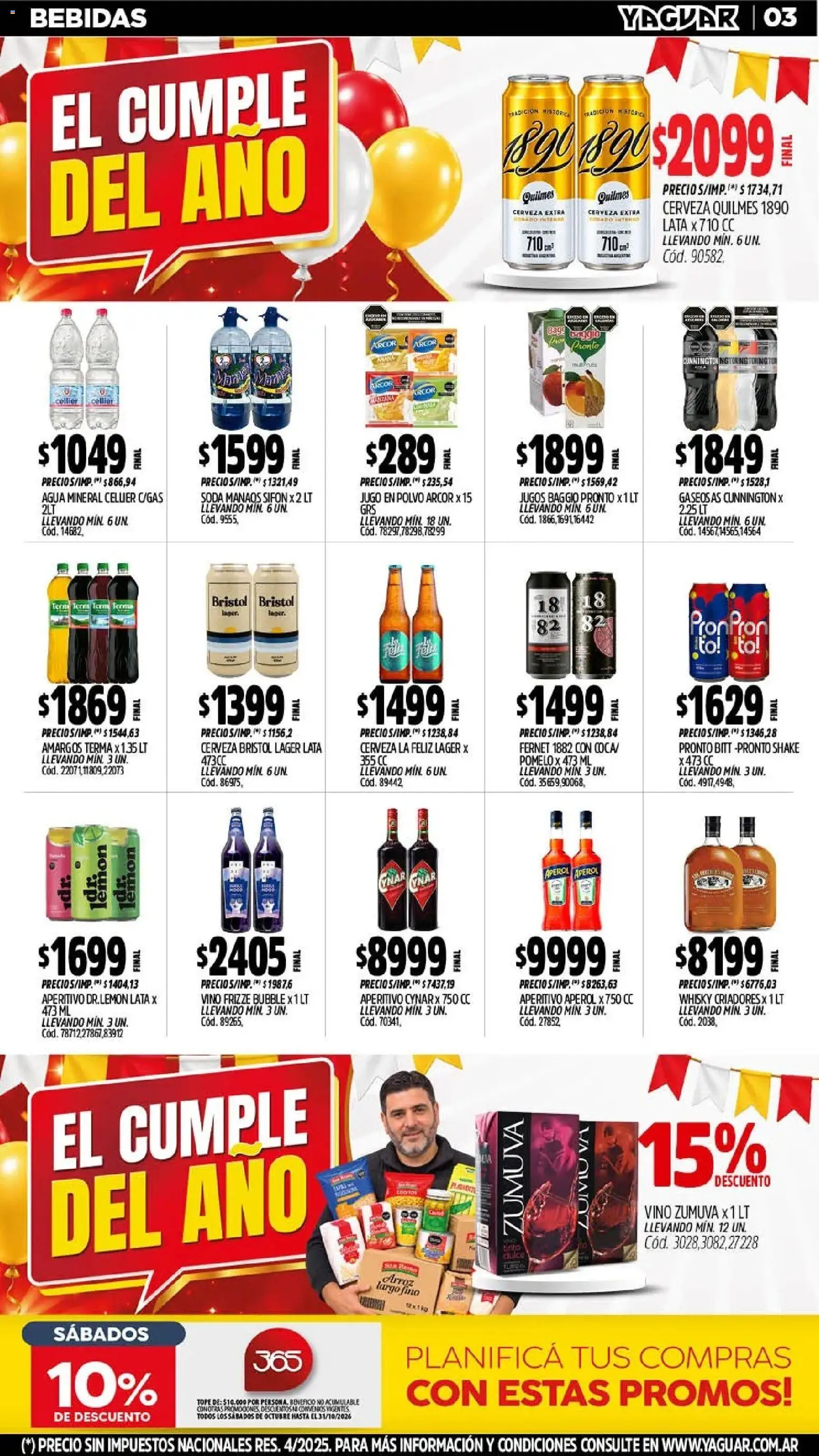 Yaguar - Oferta Semanal Mar del Plata │ válido desde el 12/10/2026 | Página: 4