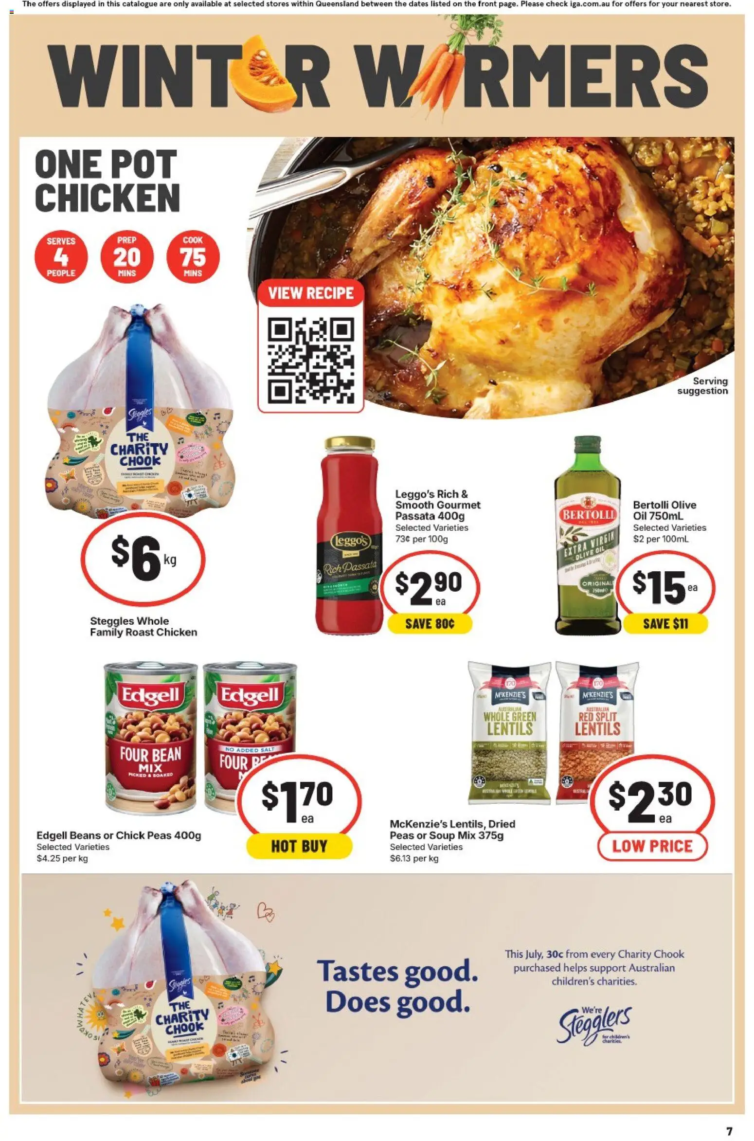 IGA catalogue - valid from 15/07/2026 | Page: 7 | Products: Shower, Pepsi, Water, Batteries