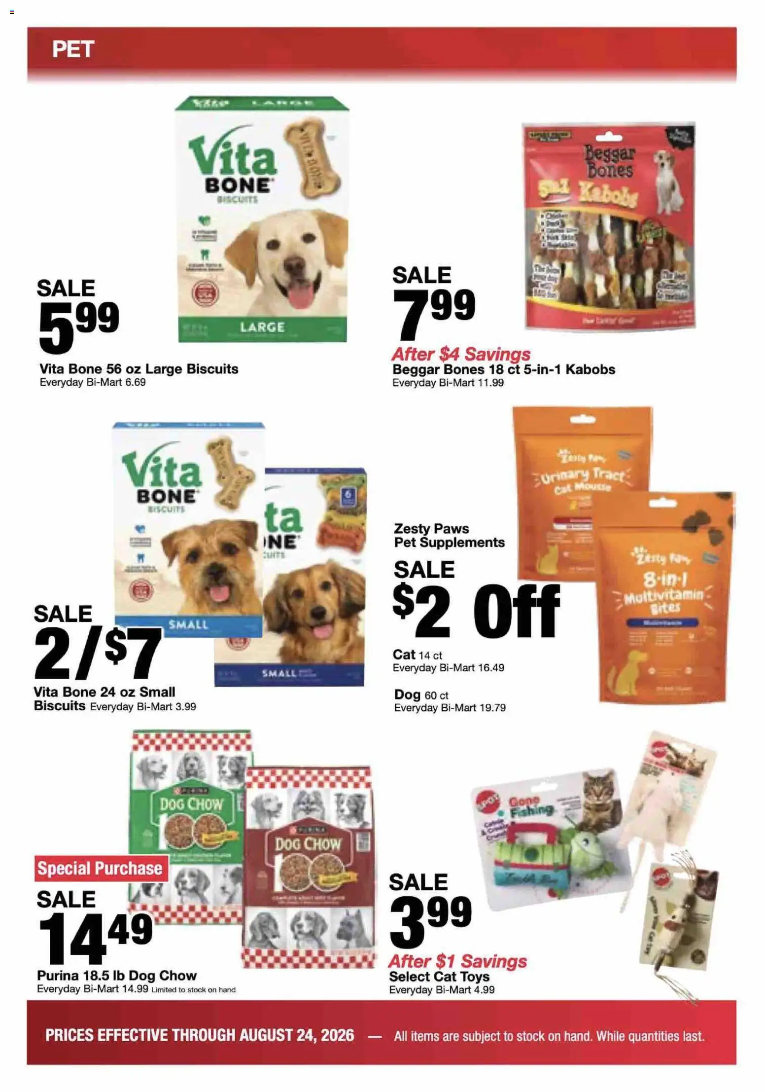 Bi-Mart Weekly Ad - valid from 08/18/2026 | Page: 32 | Products: Multivitamin, Toys, Mouse