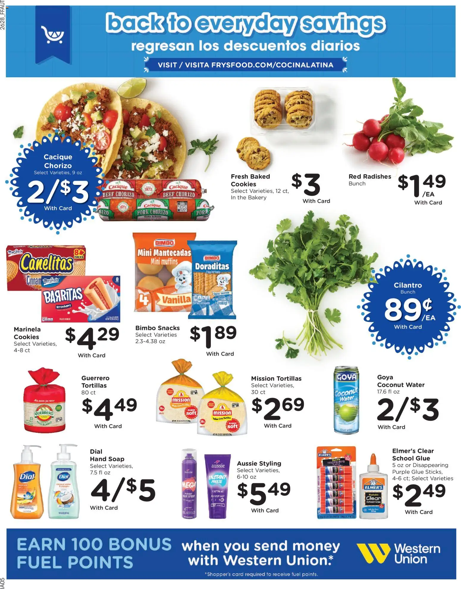 Fry's Food Weekly Ad - valid from 08/12/2026 | Page: 12 | Products: Beef, Cookies, Water, Coconut