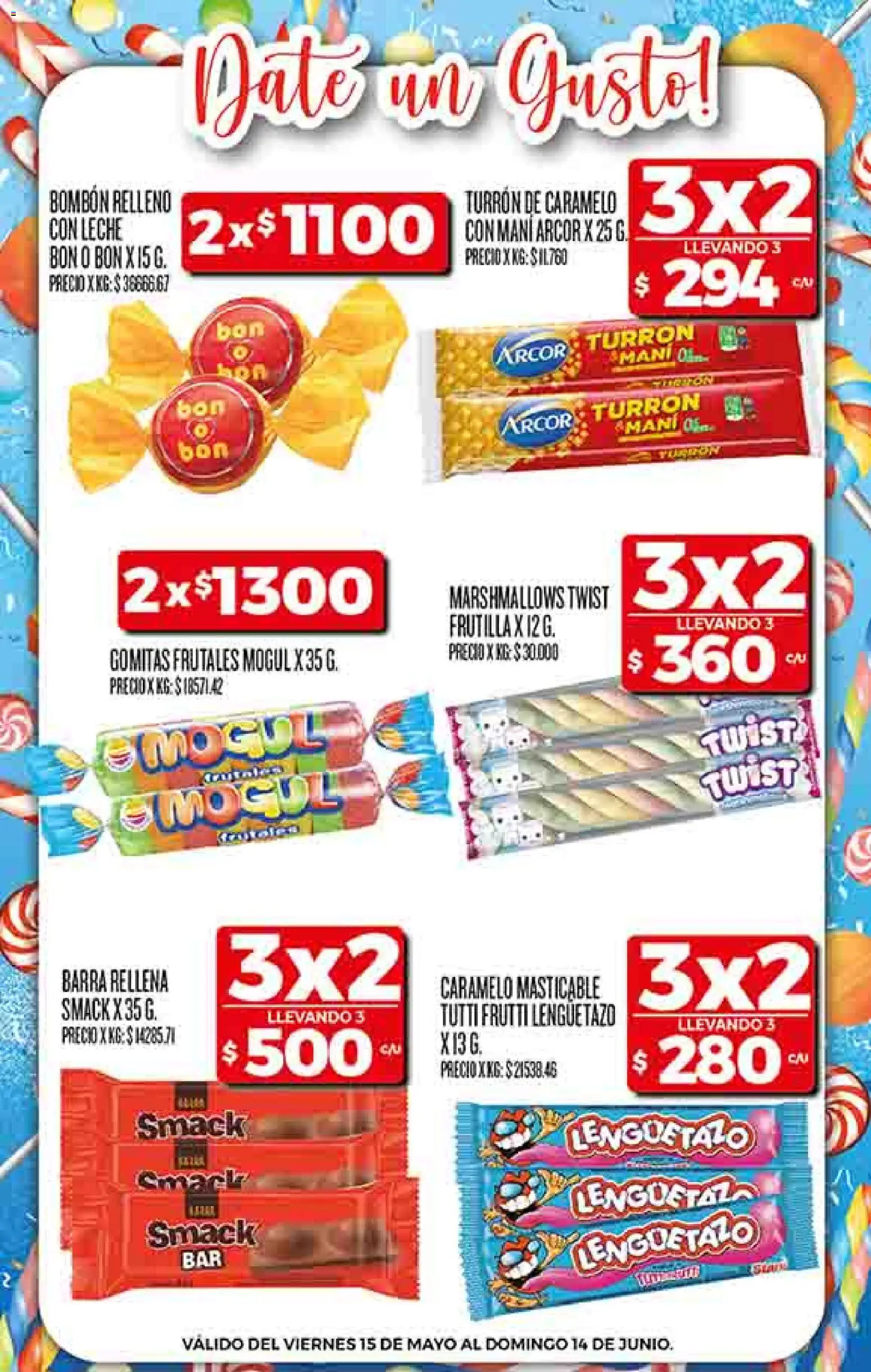 Supermercado DIA Ofertas │ válido desde el 20.05.2026 | Página: 40 | Productos: Gomitas, Frutilla, Leche, Turrón