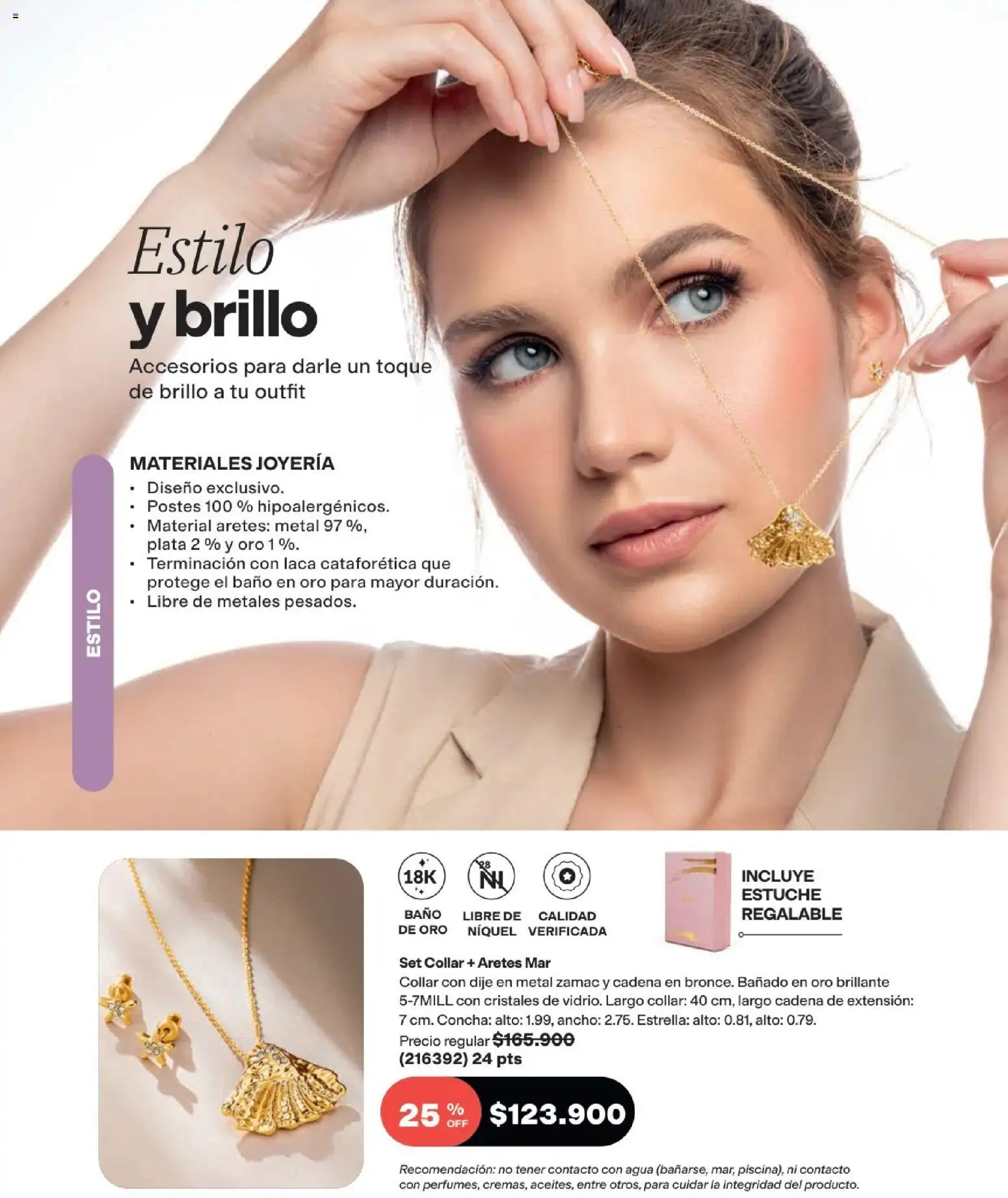 Avon revista - valida desde el 15.06.2026 | Página: 115 | Productos: Estuche, Baño, Collar, Dije