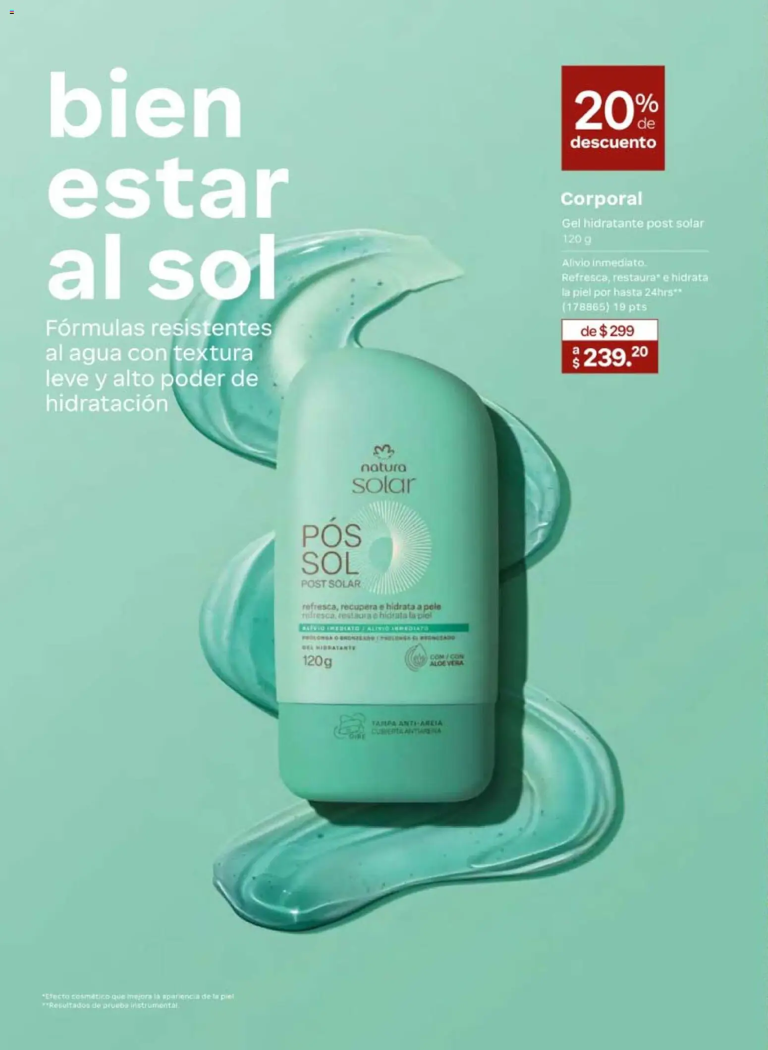 Nuevas ofertas de Natura válidas en toda la República Mexicana desde el 20/02/2026. ¡Encuentra las mejores ofertas en Natura campaña 4 2026! | Página: 142 | Productos: Agua, Aloe Vera
