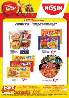 Fort Atacadista ofertas Nissin - Pré-Visualização do folheto da loja Fort Atacadista, válido de 16/09/2026