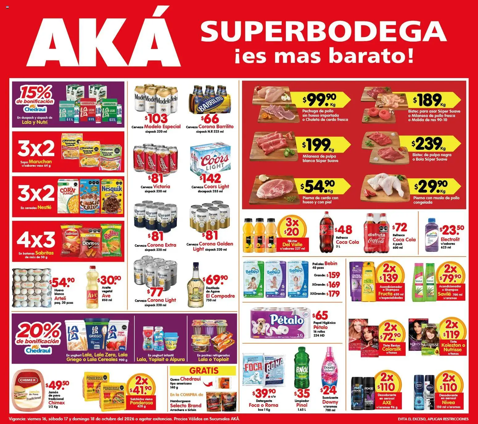 Nuevas ofertas de Arteli válidas en toda la República Mexicana desde el 16/10/2026. ¡Encuentra las mejores ofertas en Arteli folleto Aká Super Bodega! | Página: 1