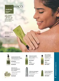 Catálogo Natura - Ciclo 10/2026 - Pré-Visualização do folheto da loja Natura, válido de 22/06/2026 | Página: 135 | Produtos: Óleo, Creme, Massageador, Sabonete líquido