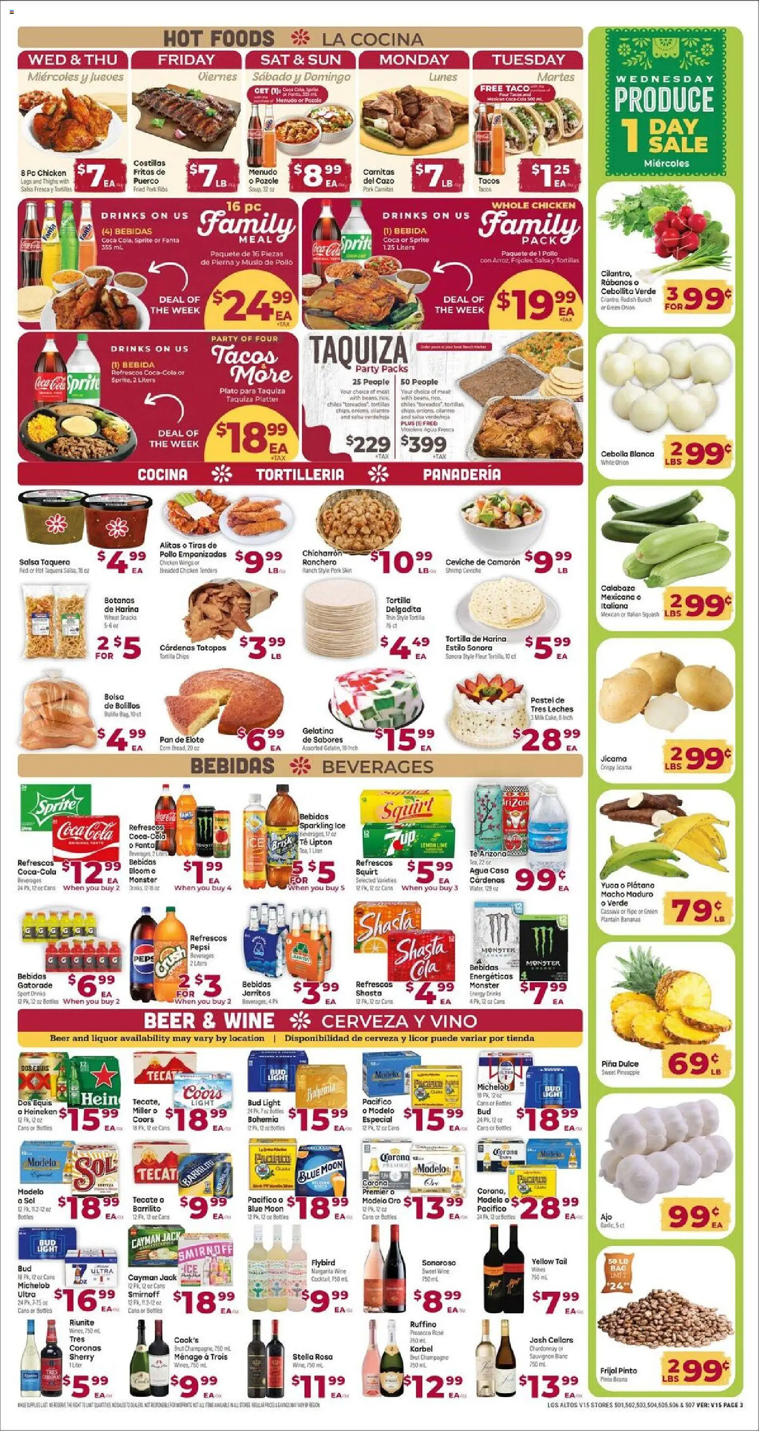 Cardenas Weekly Ad - AZ - valid from 15.04.2026 | Page: 3 | Products: Pineapple, Chips, Lemon, Pc