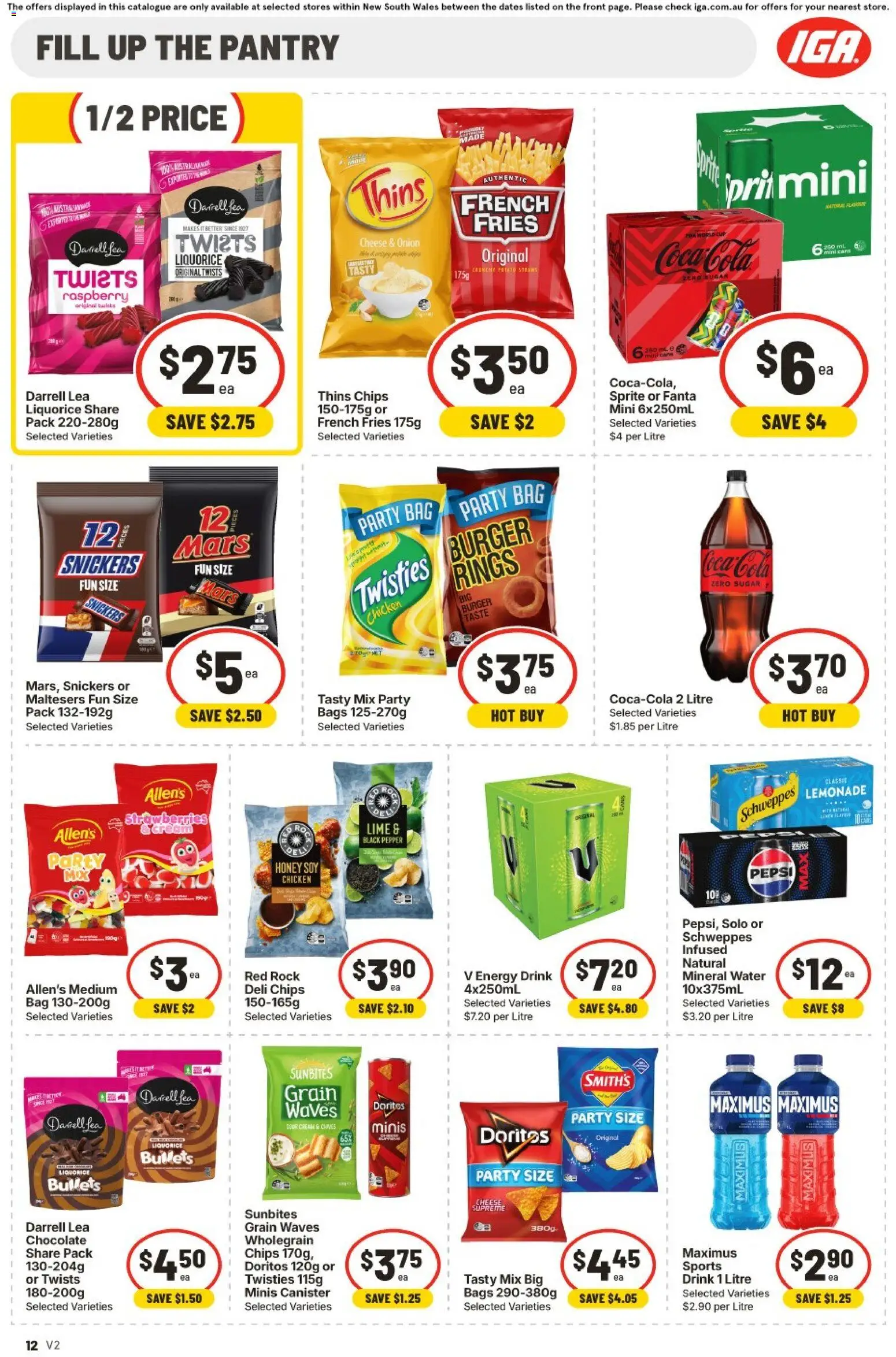 IGA catalogue - valid from 22/07/2026 | Page: 10 | Products: Cheese, Chips, Cream, Raspberry