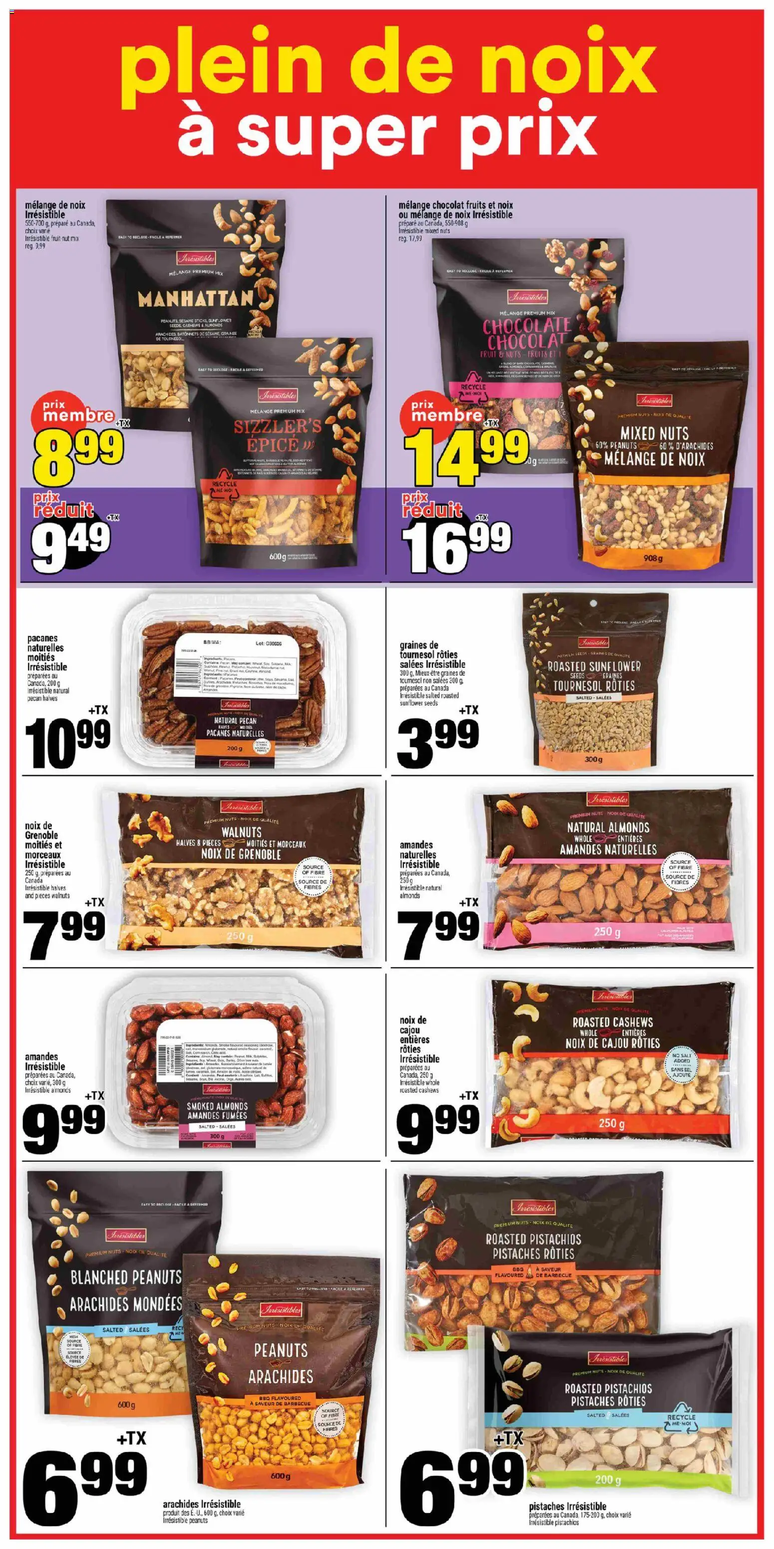 Super C flyer valid from Aug 13, 2026 | Page: 13 | Products: Almonds, Salt, Chocolate, Ingredients
