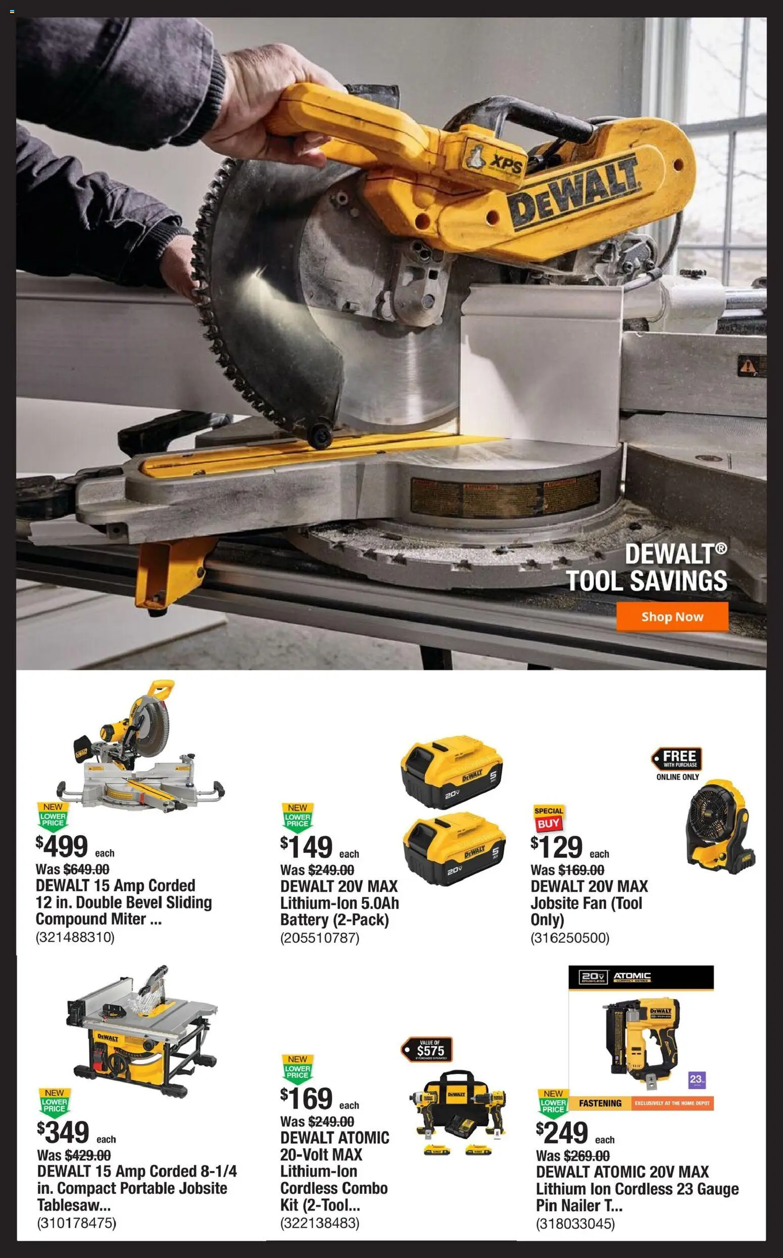 Home Depot Weekly Ad - valid from 07/06/2026 | Page: 4 | Products: Battery, Pin, Fan