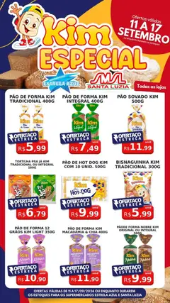 Estrela Azul ofertas Kim - Pré-Visualização do folheto da loja Estrela Azul, válido de 11/09/2026