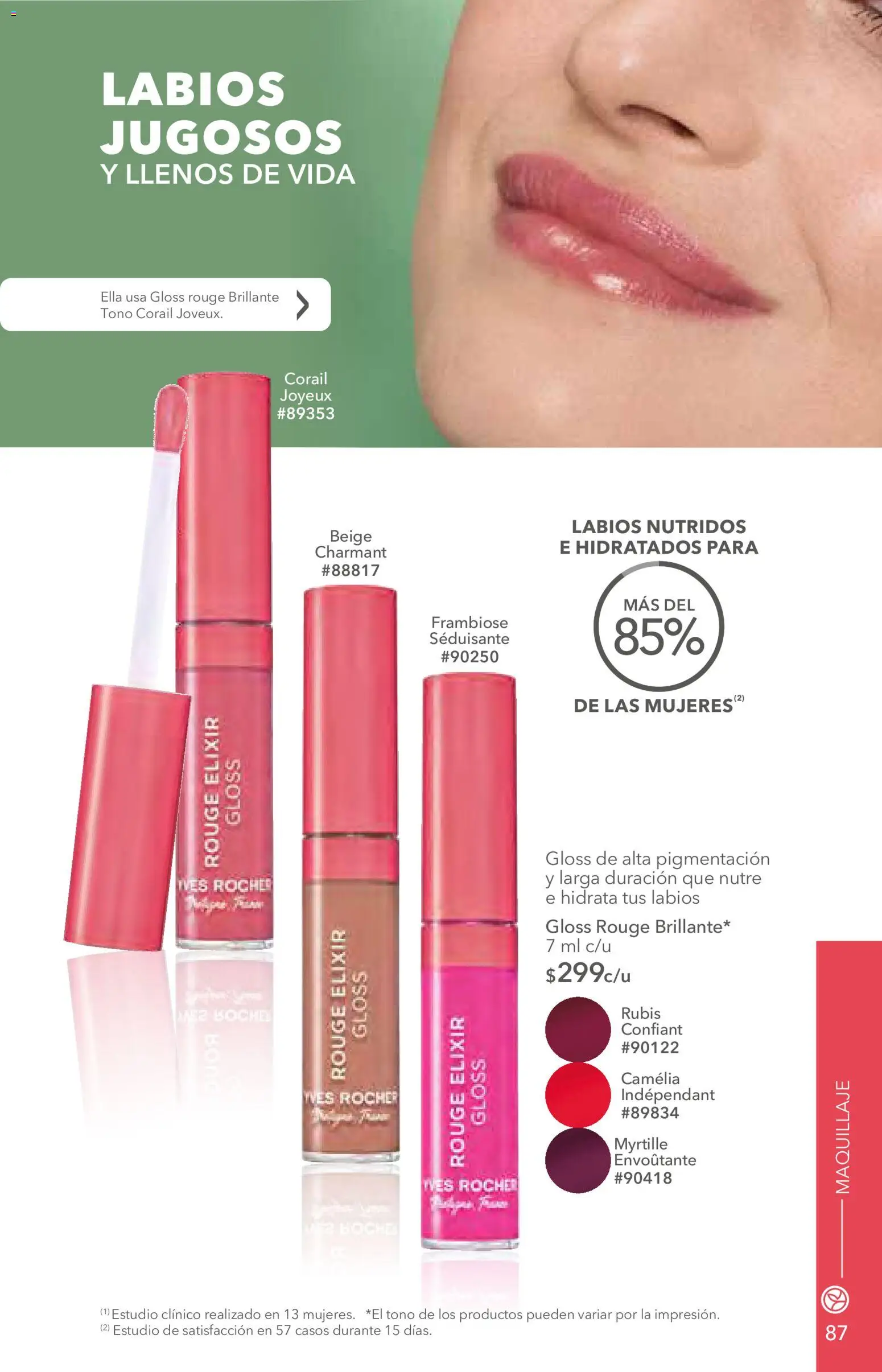 Nuevas ofertas de Yves Rocher válidas en toda la República Mexicana desde el 12.05.2026. ¡Encuentra las mejores ofertas en Yves Rocher campaña 7 2026! | Página: 89 | Productos: Maquillaje