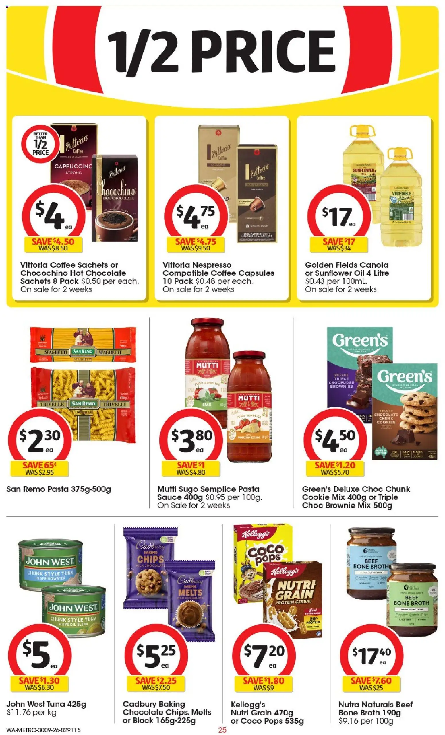 Coles catalogue - valid from 30/09/2026 | Page: 25 | Products: Chocolate, Biscuits, Fruit, Pies