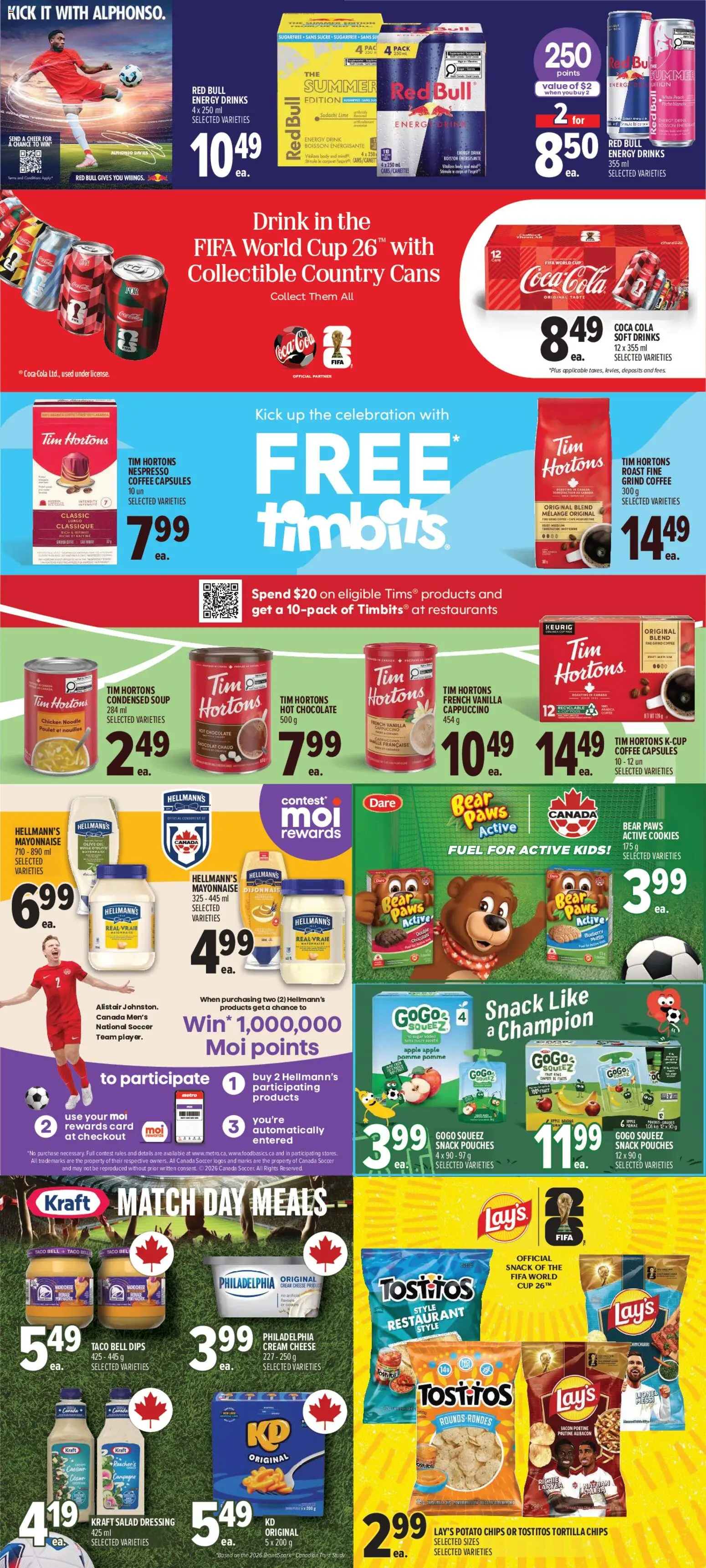 Metro flyer valid from Jun 25, 2026 | Page: 18 | Products: Chips, Cream, Cookies, Salad