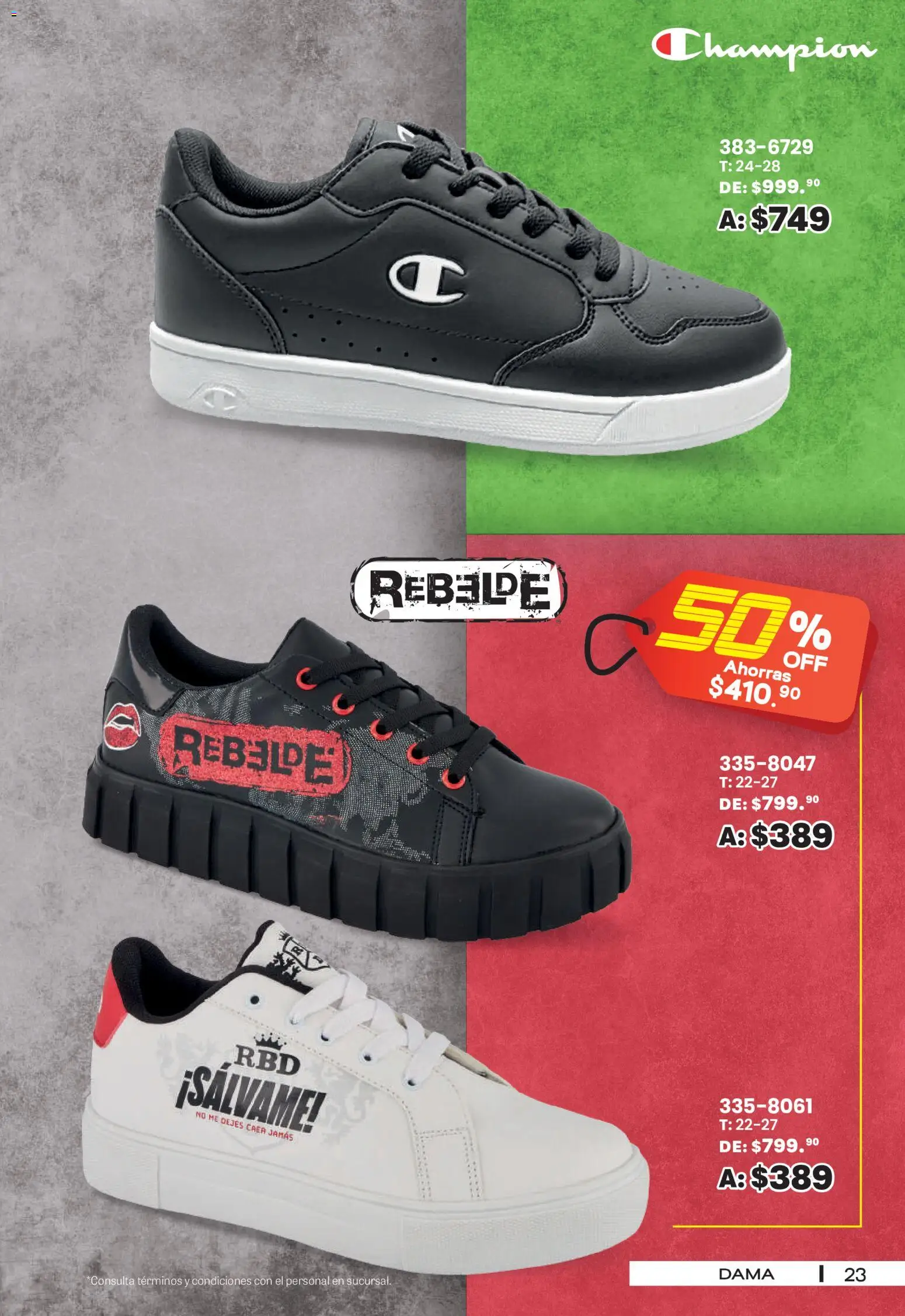 Nuevas ofertas de Andrea válidas en toda la República Mexicana desde el 30/08/2026. ¡Encuentra las mejores ofertas en Andrea - SPORT DAYS! | Página: 23