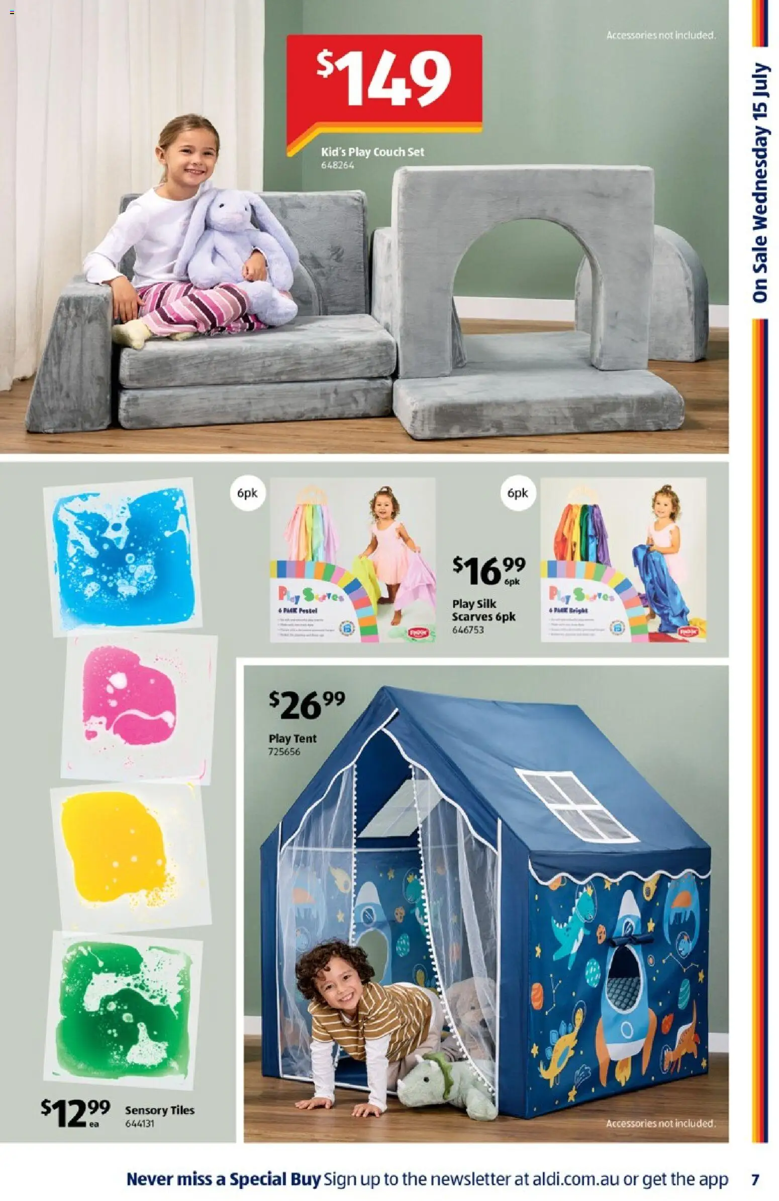 Aldi catalogue - valid from 15/07/2026 | Page: 7 | Products: Couch, Accessories