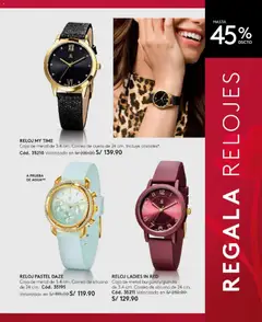 Vista previa de folleto Ésika catálogo - Campaña 7 de la Ésika válido desde 04/04/2026 | Página: 95 | Productos: Caja, Reloj